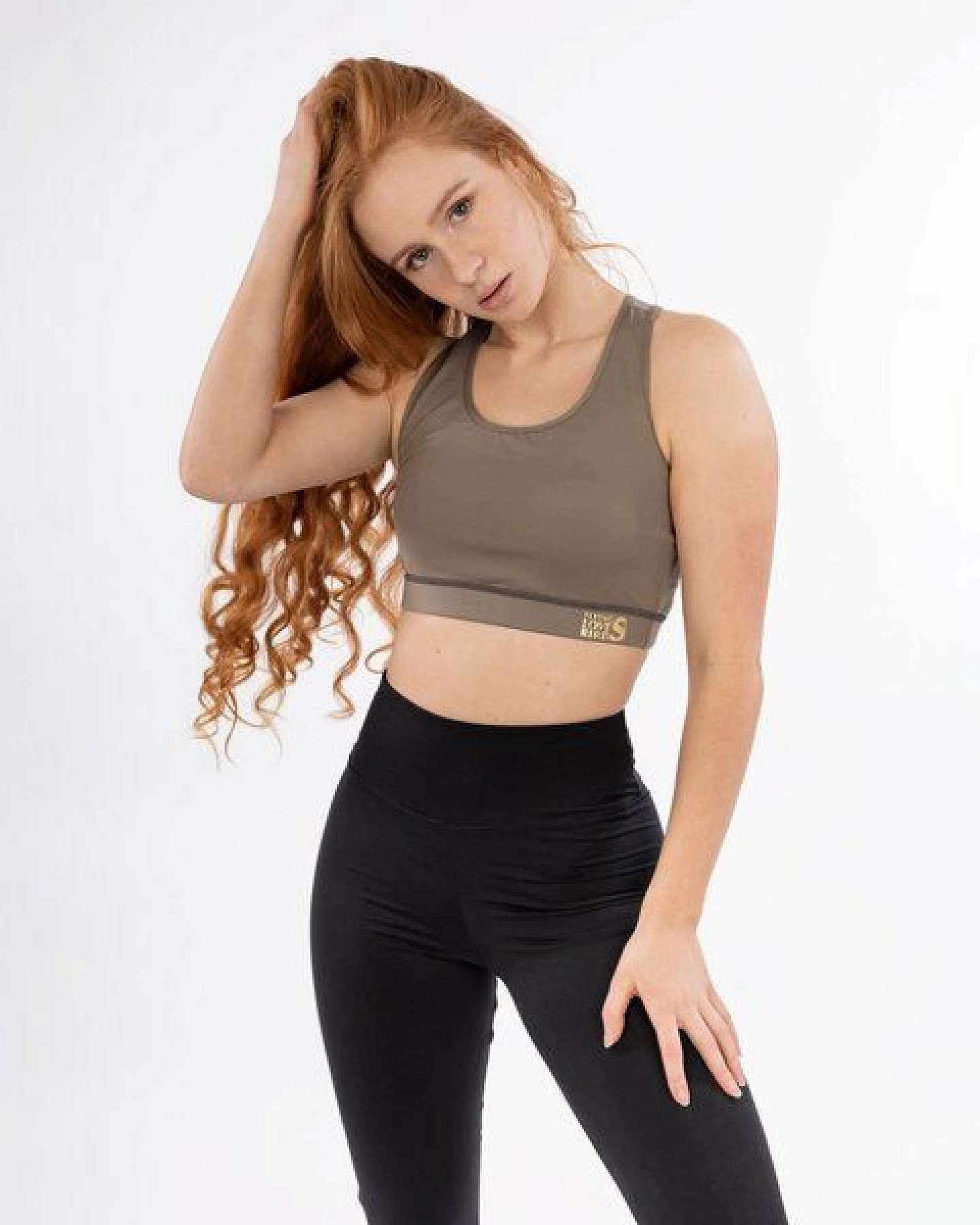Flying Love Birds "Taupe" - Racerback Bra – Ansicht 2