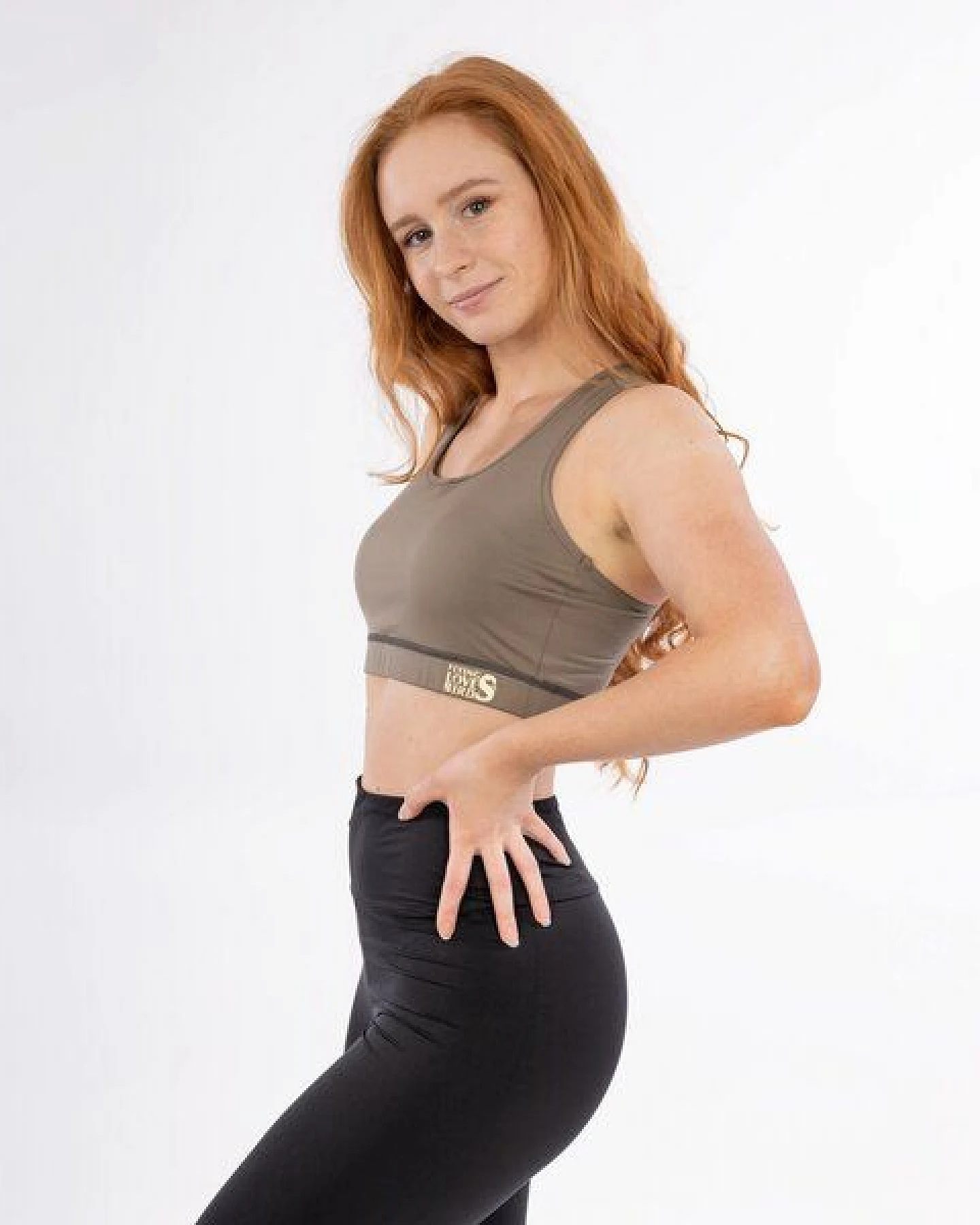 Flying Love Birds "Taupe" - Racerback Bra – Ansicht 4