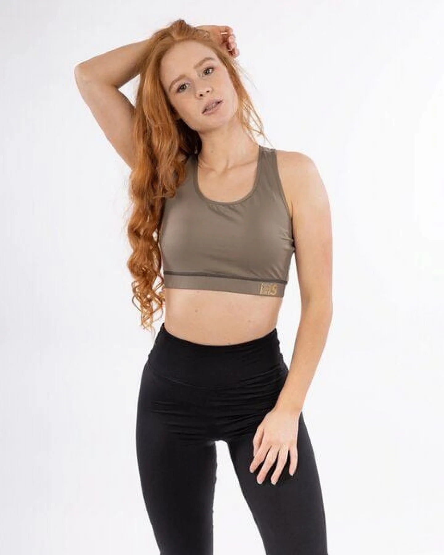 Flying Love Birds "Taupe" - Racerback Bra – Ansicht 3