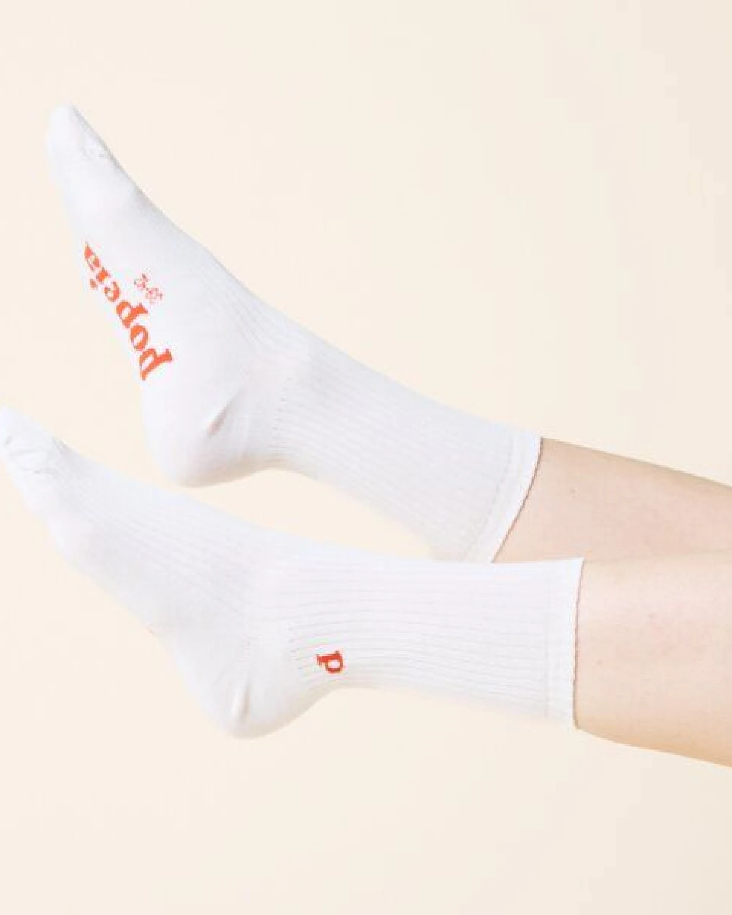 3x Socken weiß/natur "popeia" - The Sporty Set – Ansicht 2