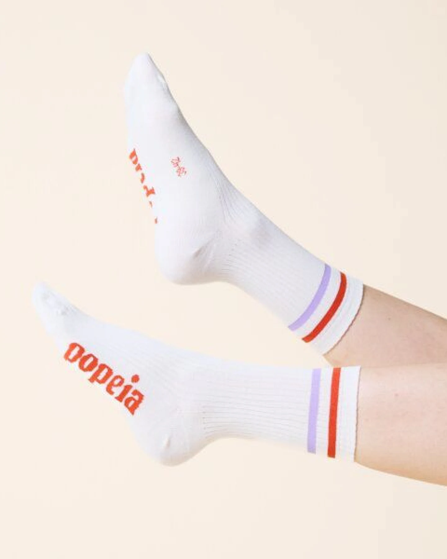 3x Socken weiß/natur "popeia" - The Sporty Set – Ansicht 4