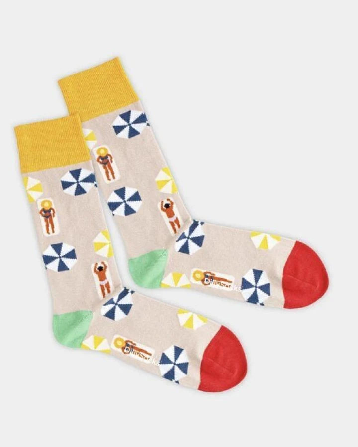 DillySocks Socken Strand aus Biobaumwoll-Mix