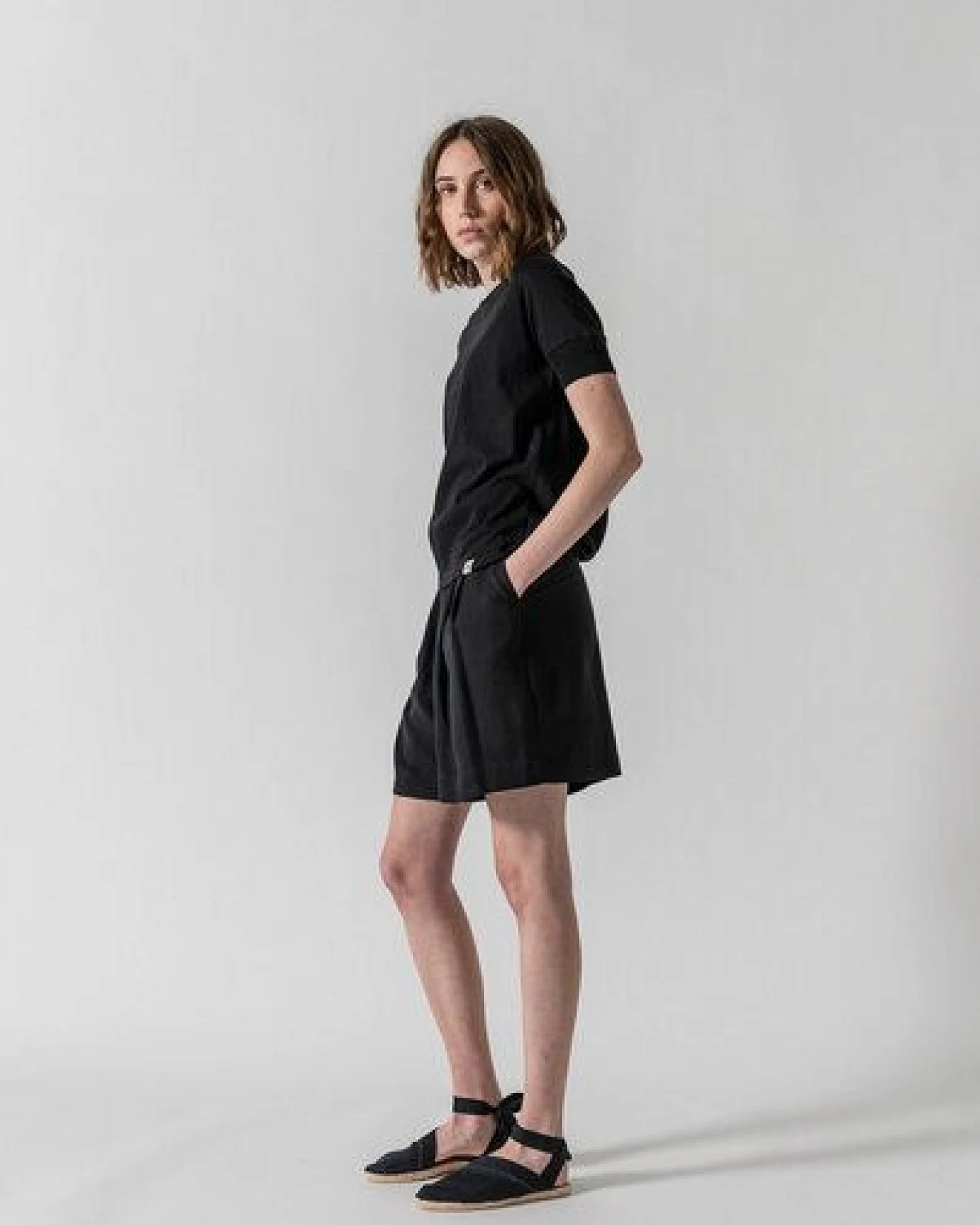 Grenz/gang Damen Short MERLETTE aus Lyocell Tencel (TM) – Ansicht 2