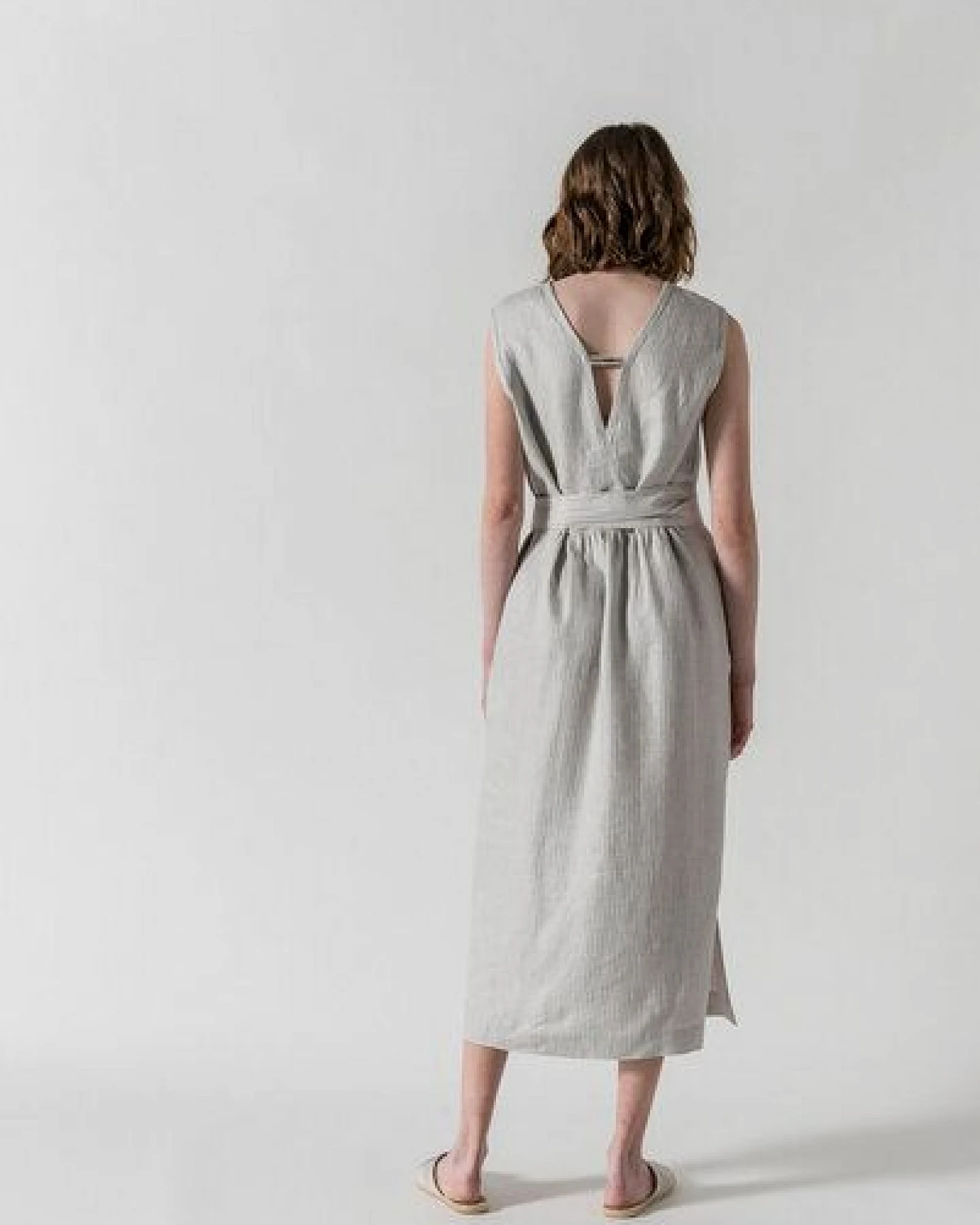 Grenz/gang Damen Kleid FRIEDE aus Leinen (kbA) – Ansicht 3
