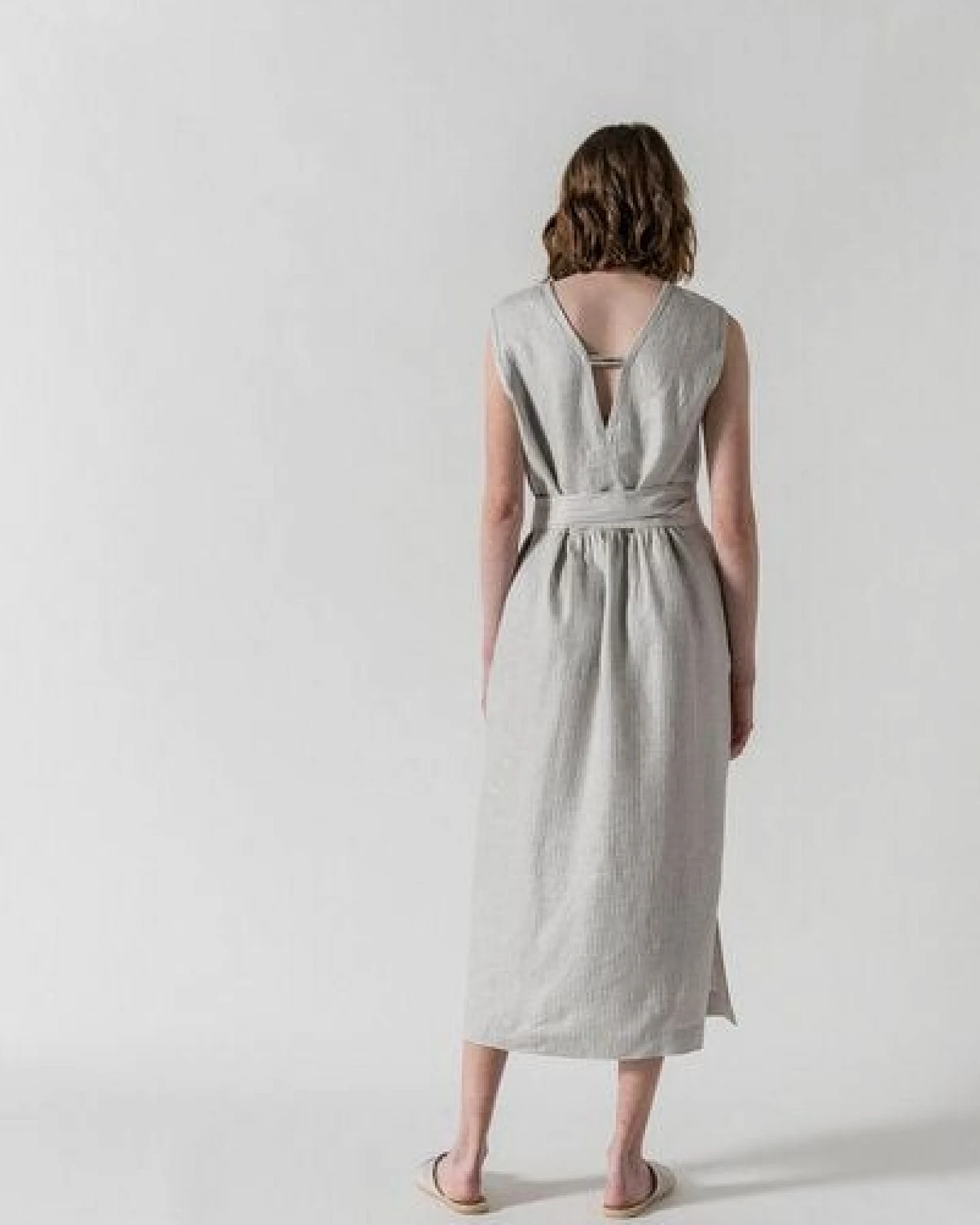 Grenz/gang Damen Kleid FRIEDE aus Leinen (kbA) – Ansicht 3