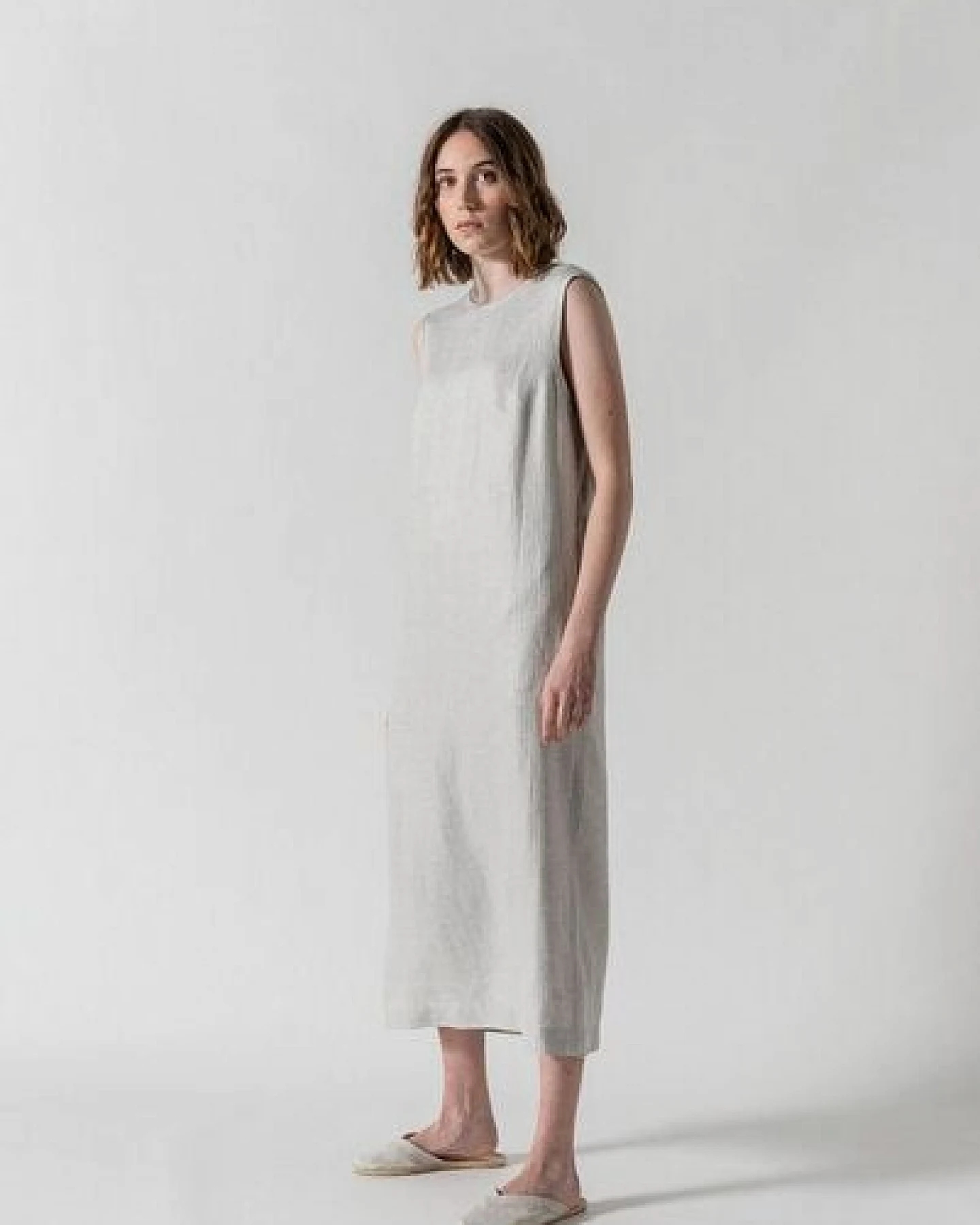 Grenz/gang Damen Kleid FRIEDE aus Leinen (kbA) – Ansicht 4