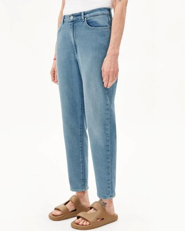 ARMEDANGELS MAIRAA HEMP - Damen Mom Fit High Waist Bio-Baumwoll Mix