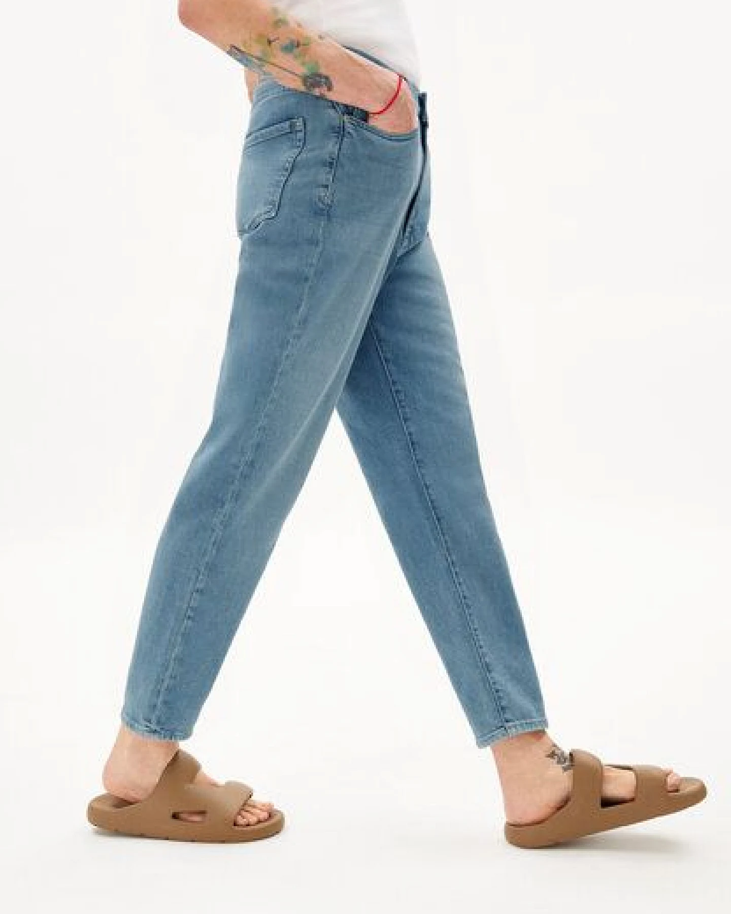 ARMEDANGELS MAIRAA HEMP - Damen Mom Fit High Waist Bio-Baumwoll Mix – Ansicht 4