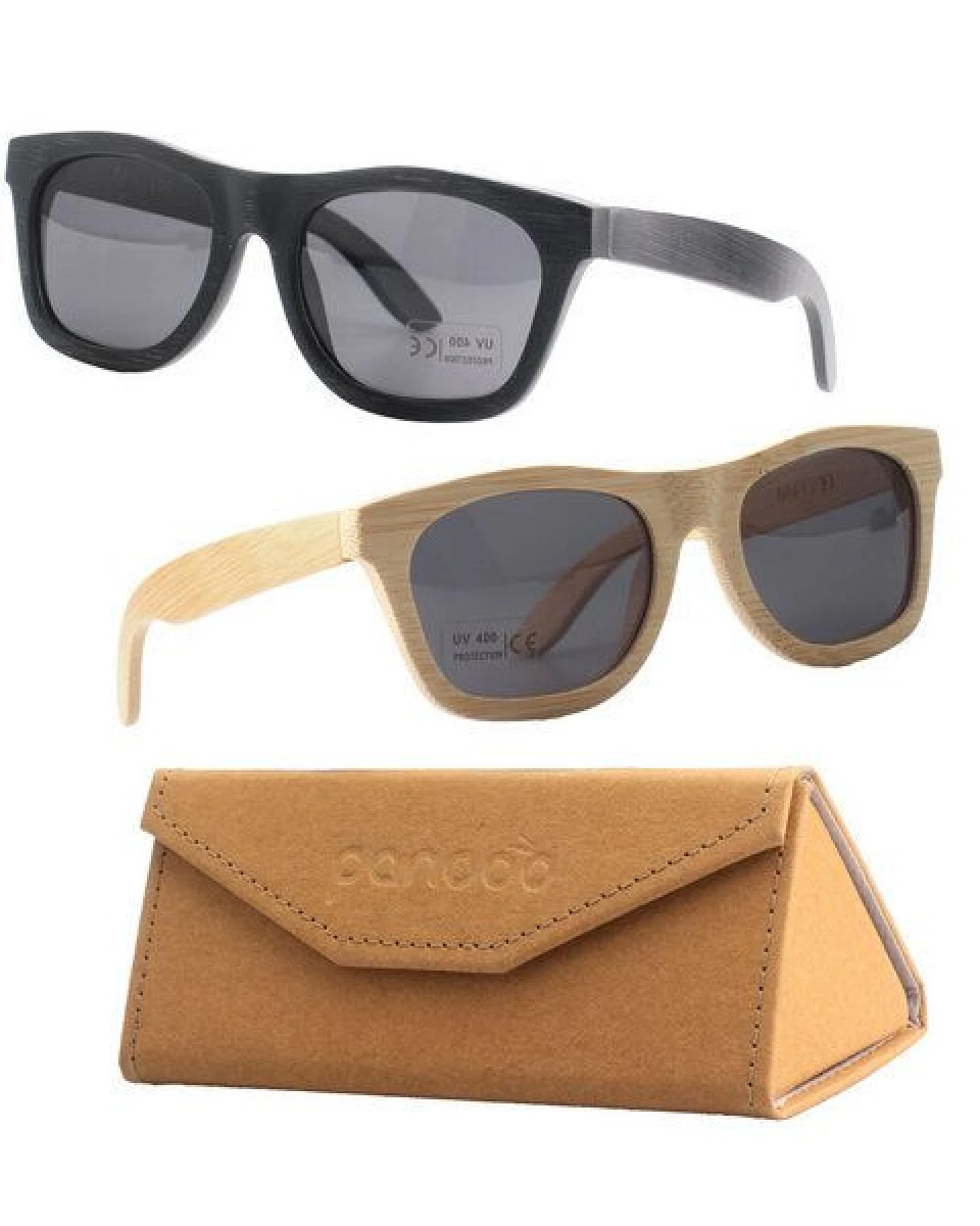 pandoo Bambus Sonnenbrille Unisex – Ansicht 2