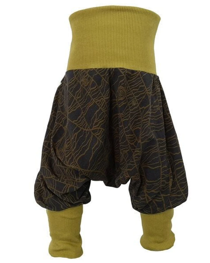liebewicht Yogahose Pumphose Bio Jersey "KaktusHerz" mit Bündchen nach Wahl
