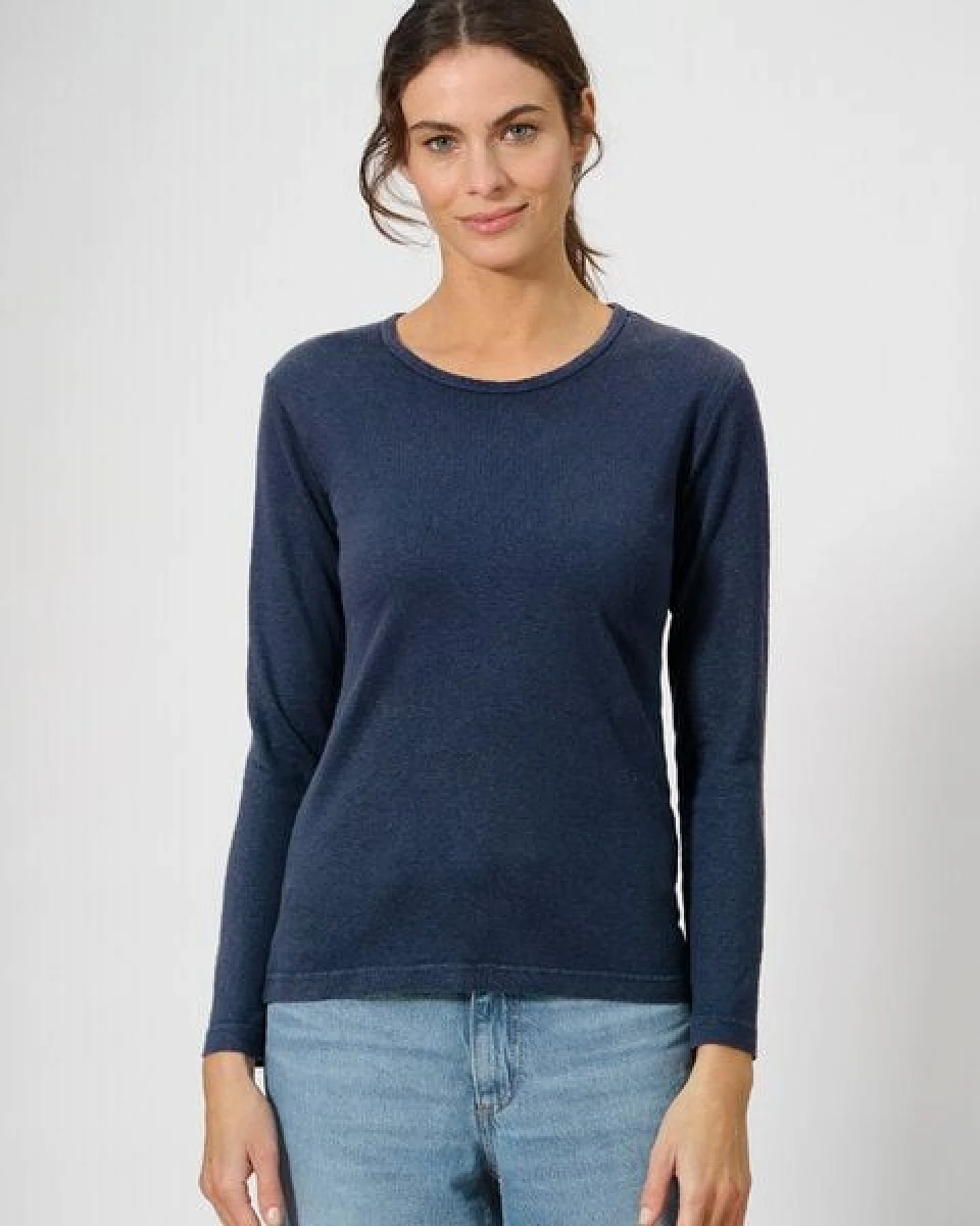 HempAge Langarmshirt Basic Hanf/Biobaumwolle – Ansicht 2