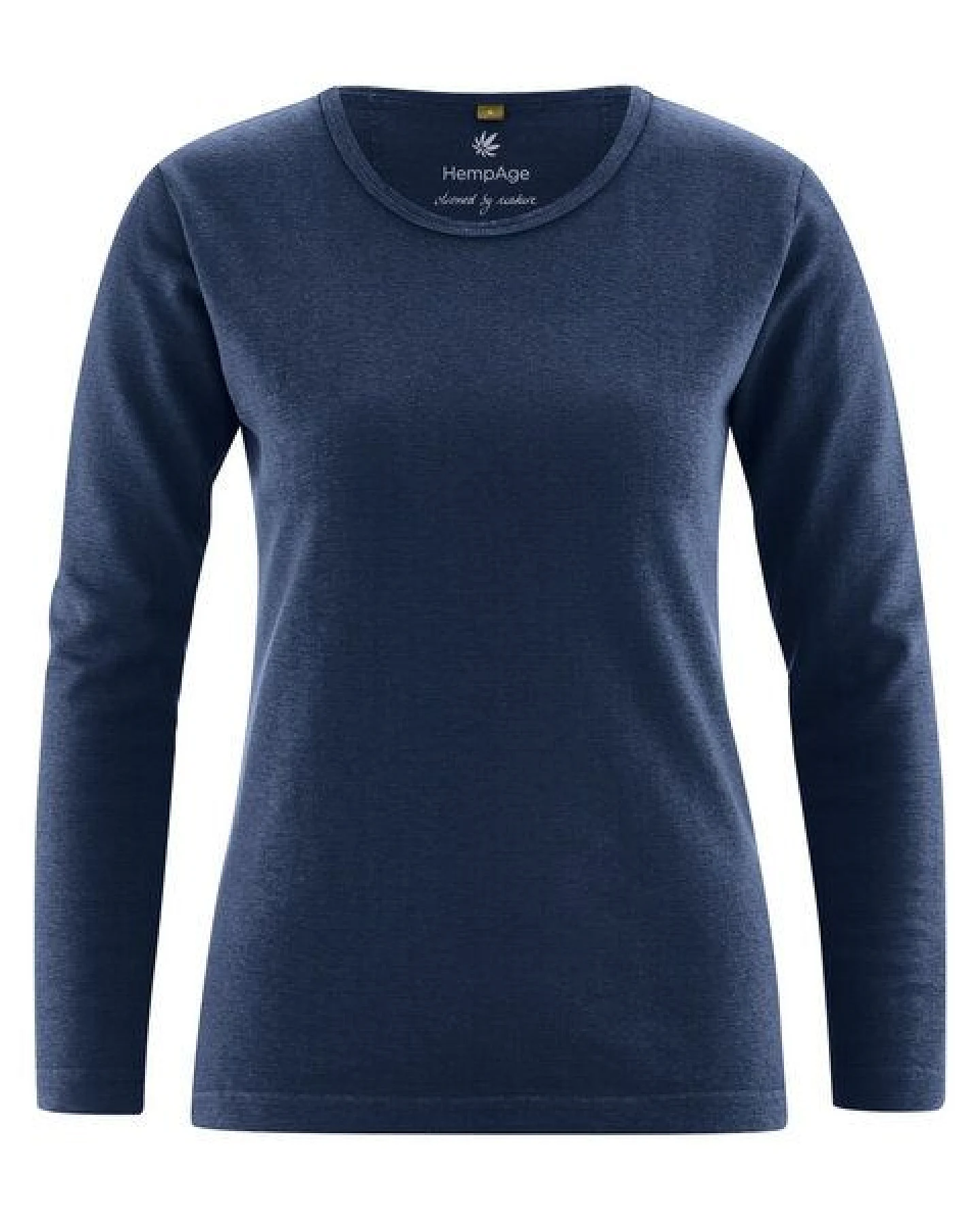 HempAge Langarmshirt Basic Hanf/Biobaumwolle – Ansicht 2