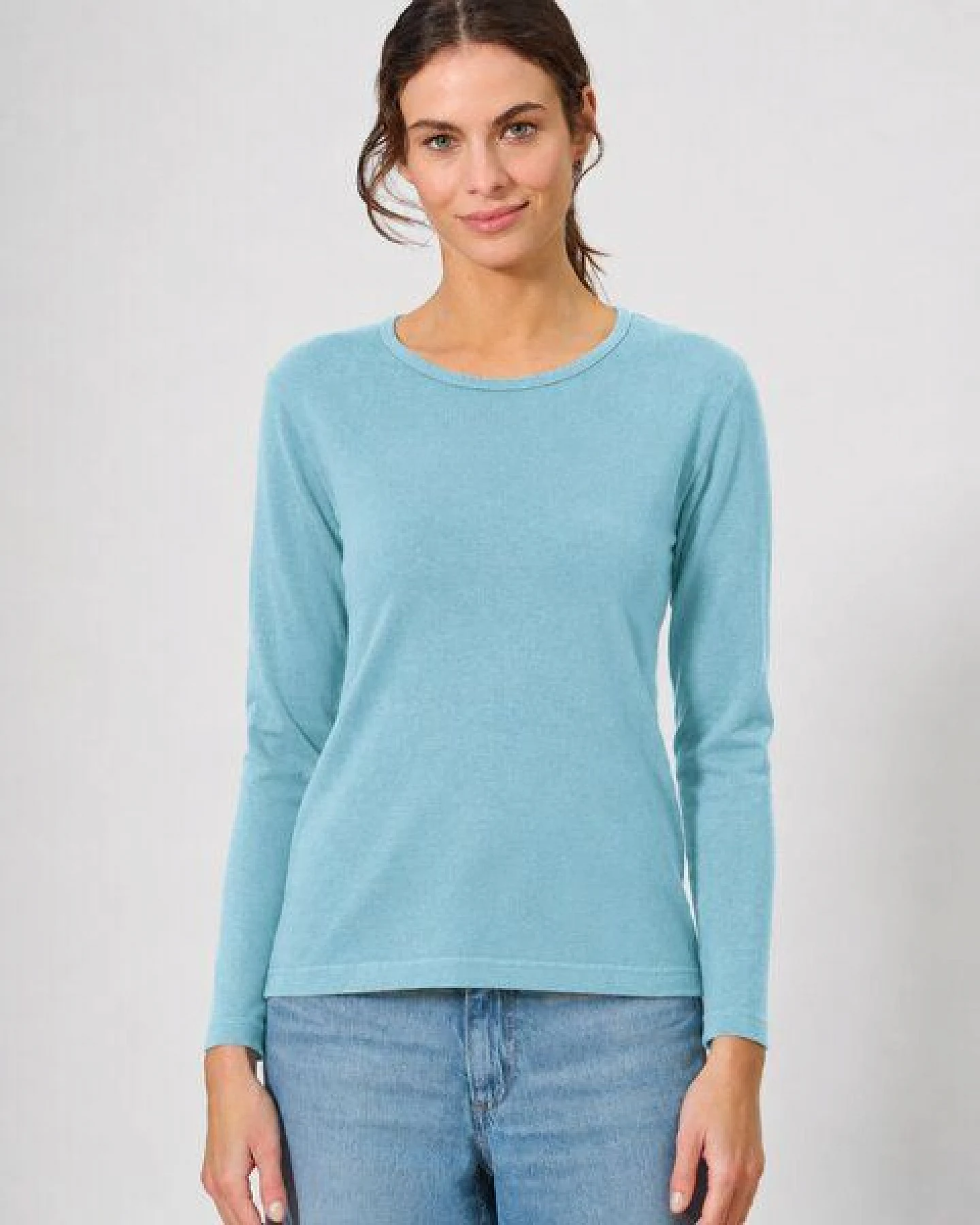 HempAge Langarmshirt Basic Hanf/Biobaumwolle – Ansicht 2