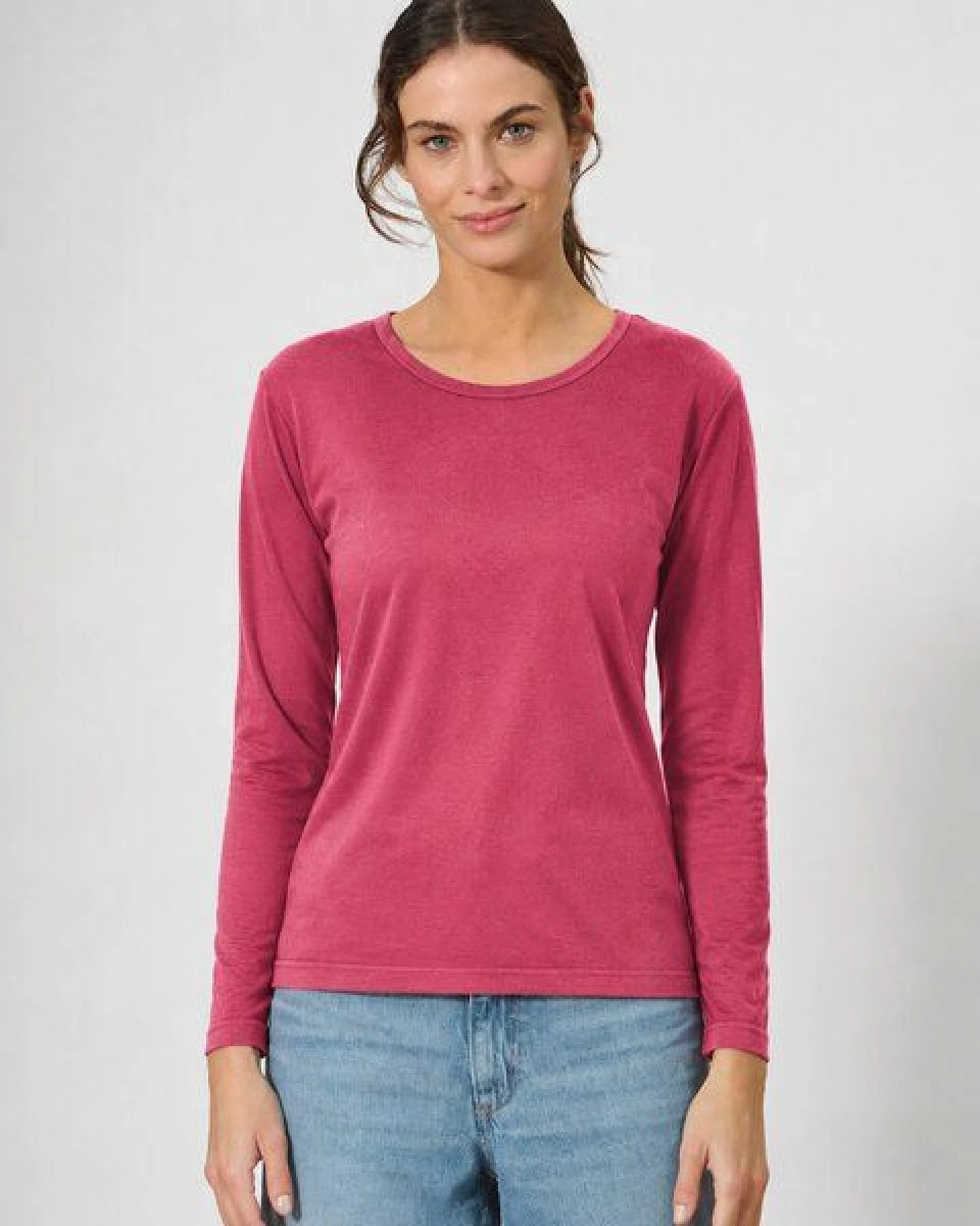 HempAge Langarmshirt Basic Hanf/Biobaumwolle – Ansicht 2