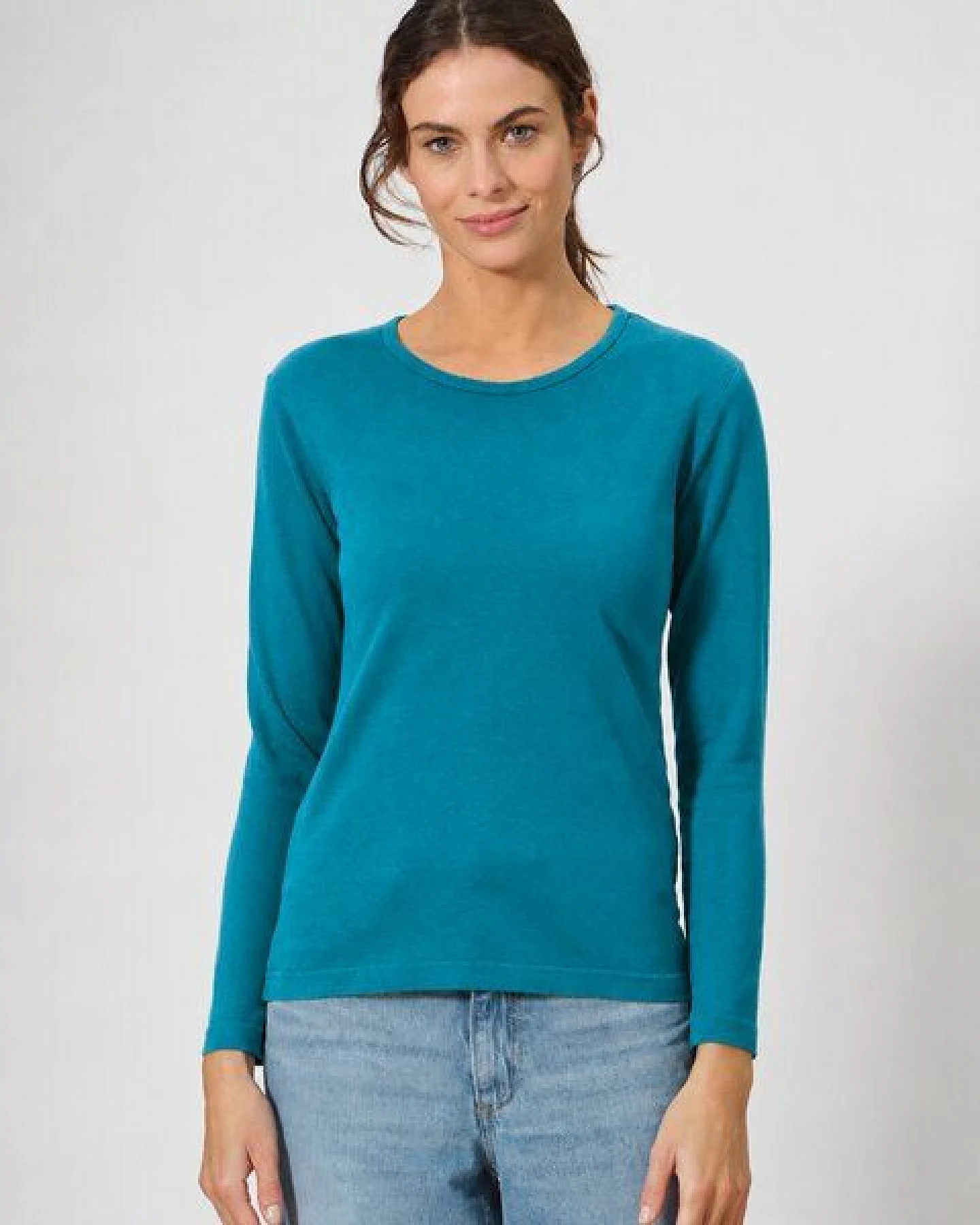 HempAge Langarmshirt Basic Hanf/Biobaumwolle – Ansicht 2