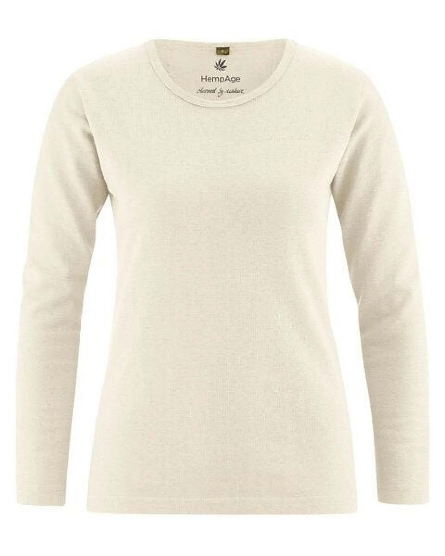 HempAge Langarmshirt Basic Hanf/Biobaumwolle – Ansicht 2