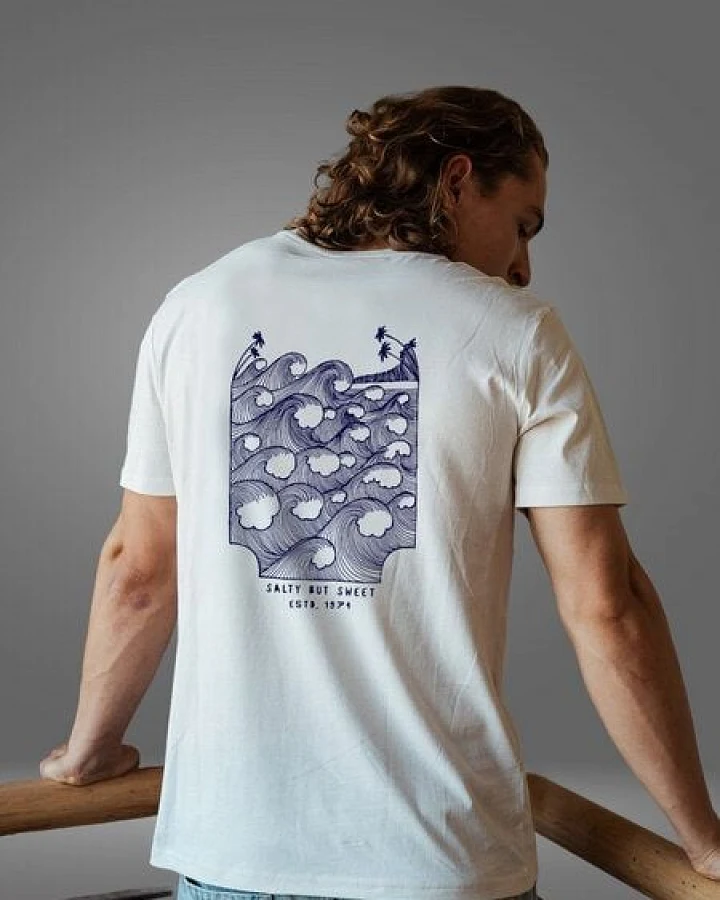 Kultgut Artdesign - Shirt aus recycelter Bio- Baumwolle / Salty but Sweet