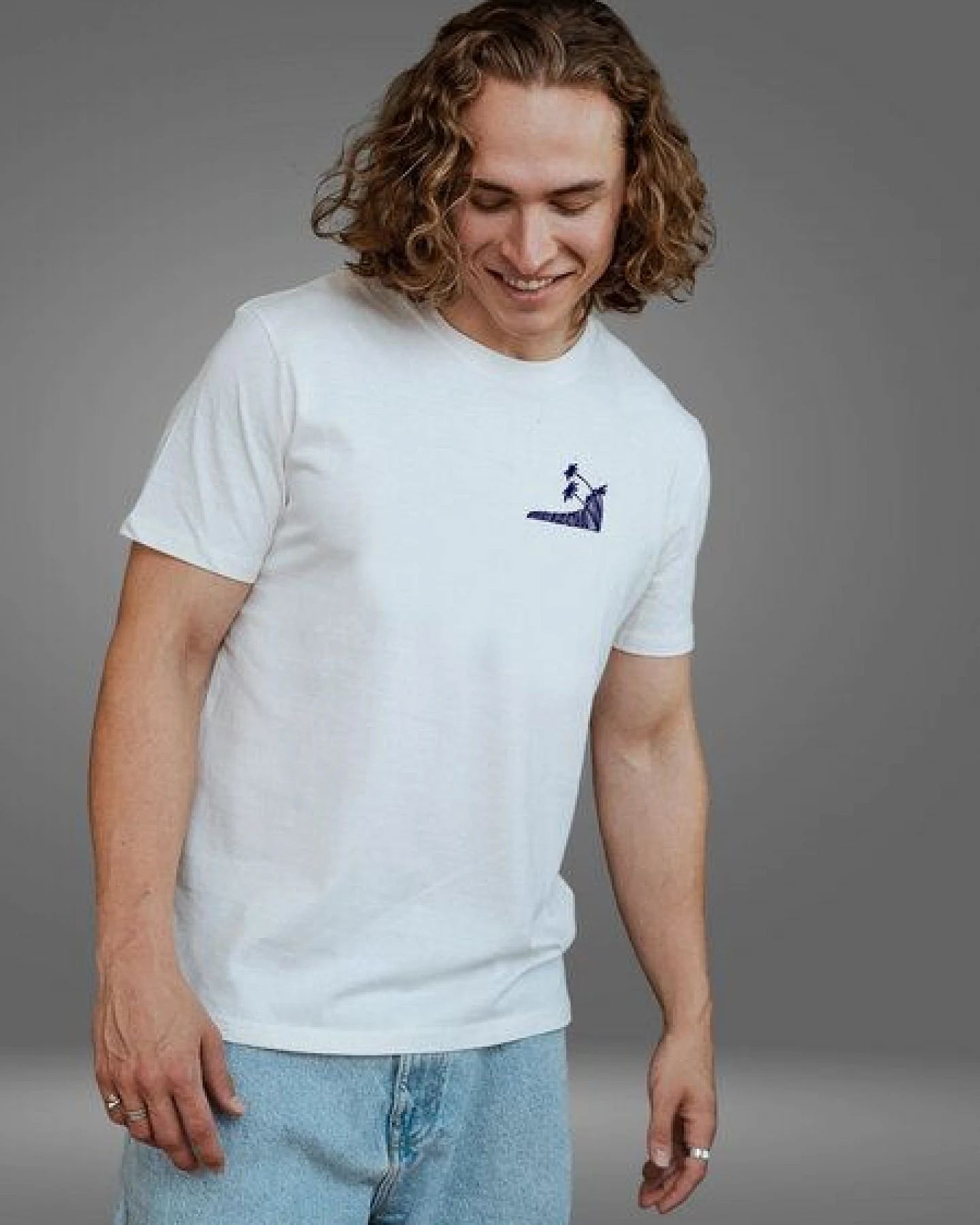 Kultgut Artdesign - Shirt aus recycelter Bio- Baumwolle / Salty but Sweet – Ansicht 2