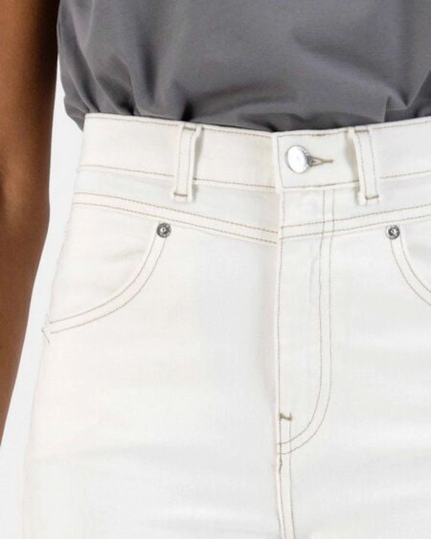 MUD Jeans Skinny Jeans - Sandy - aus Bio-Baumwolle – Ansicht 4