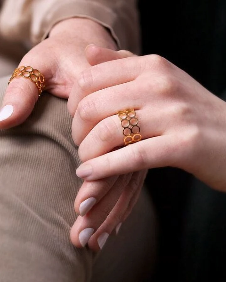 ALEXASCHA Mutter Tochter Ringset