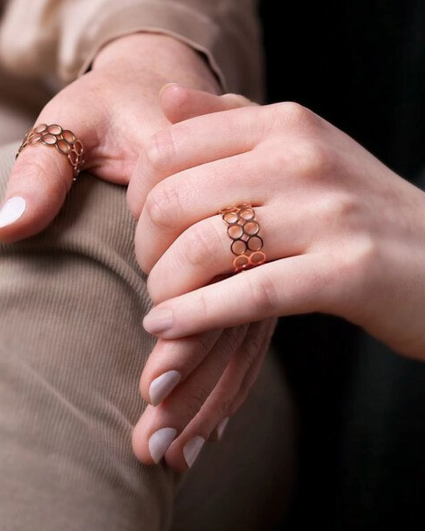 ALEXASCHA Mutter Tochter Ringset – Ansicht 3