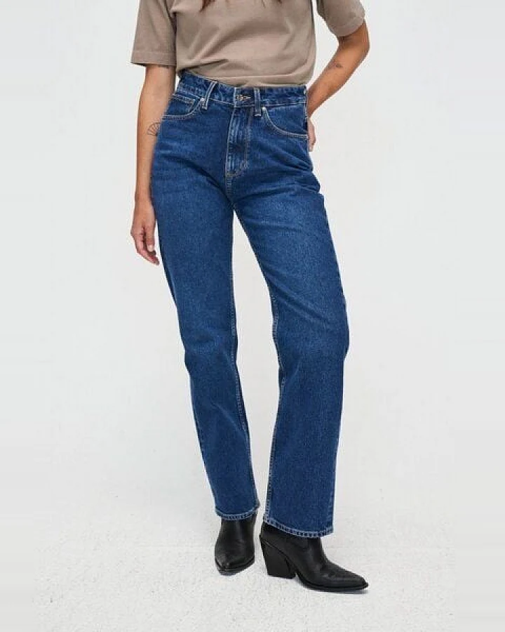 Kuyichi Straight Fit Jeans - Rosa - aus Biobaumwolle