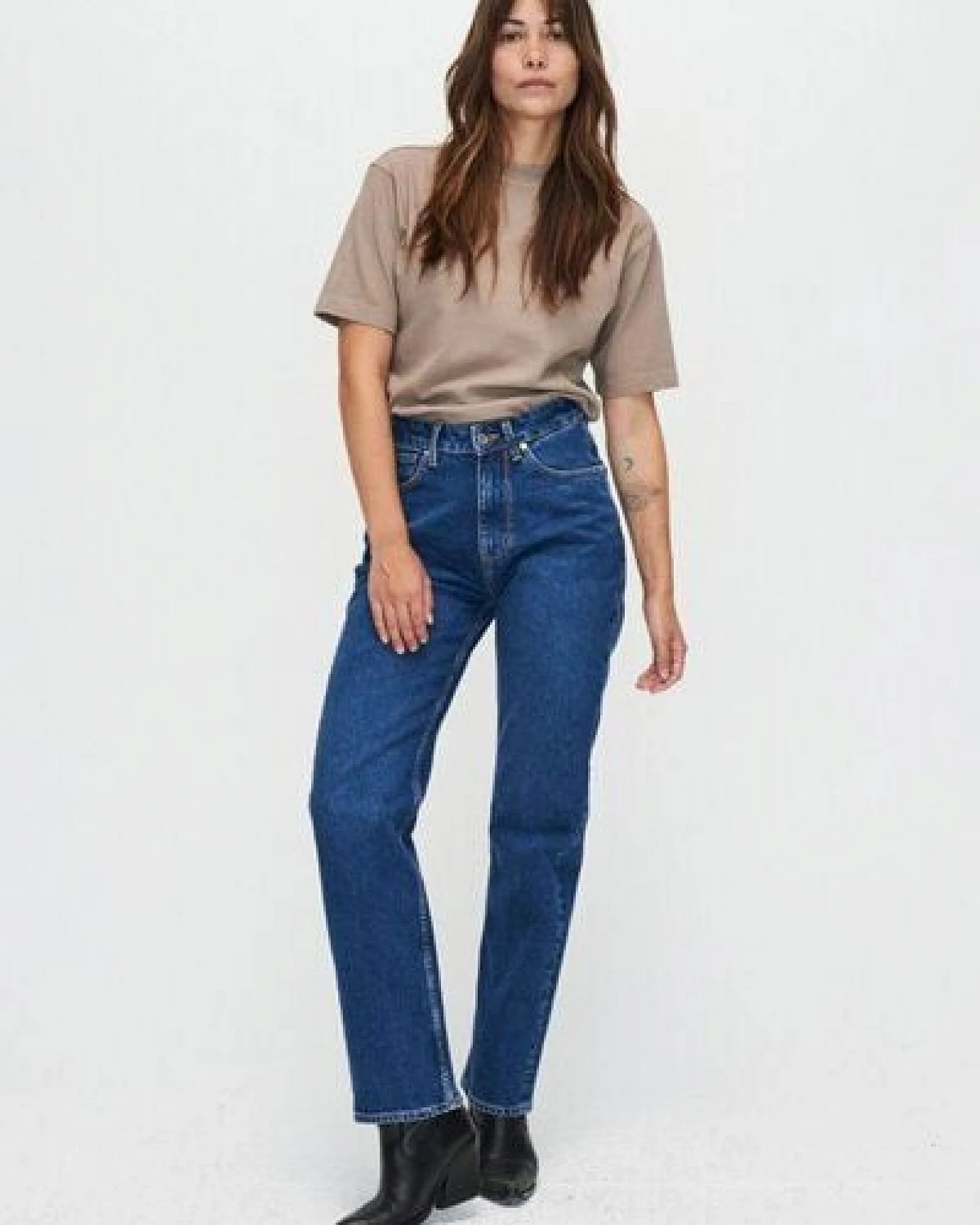 Kuyichi Straight Fit Jeans - Rosa - aus Biobaumwolle – Ansicht 4