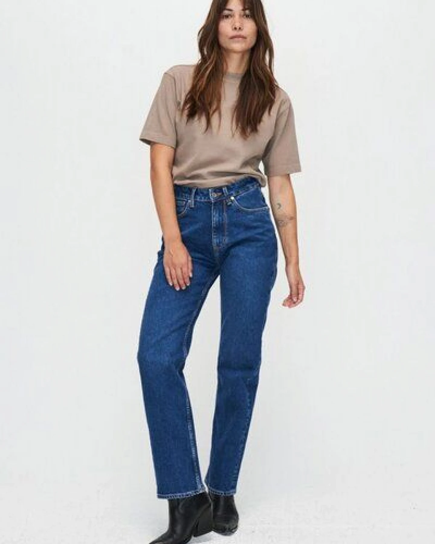 Kuyichi Straight Fit Jeans - Rosa - aus Biobaumwolle – Ansicht 4