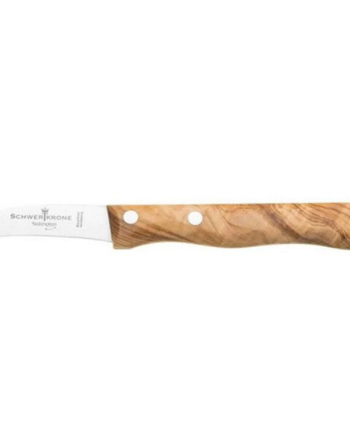 Mitienda Shop Schälmesser 2,5" mit Olivenholzgriff, rostfrei