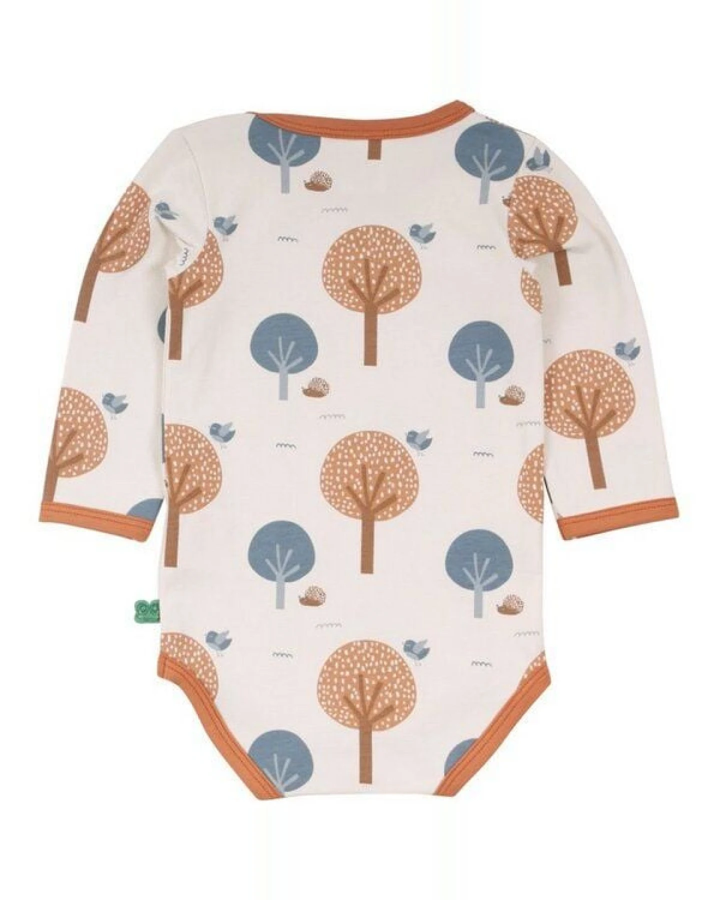 Langarm Baby Body *Tree* Gots Bio – Ansicht 2