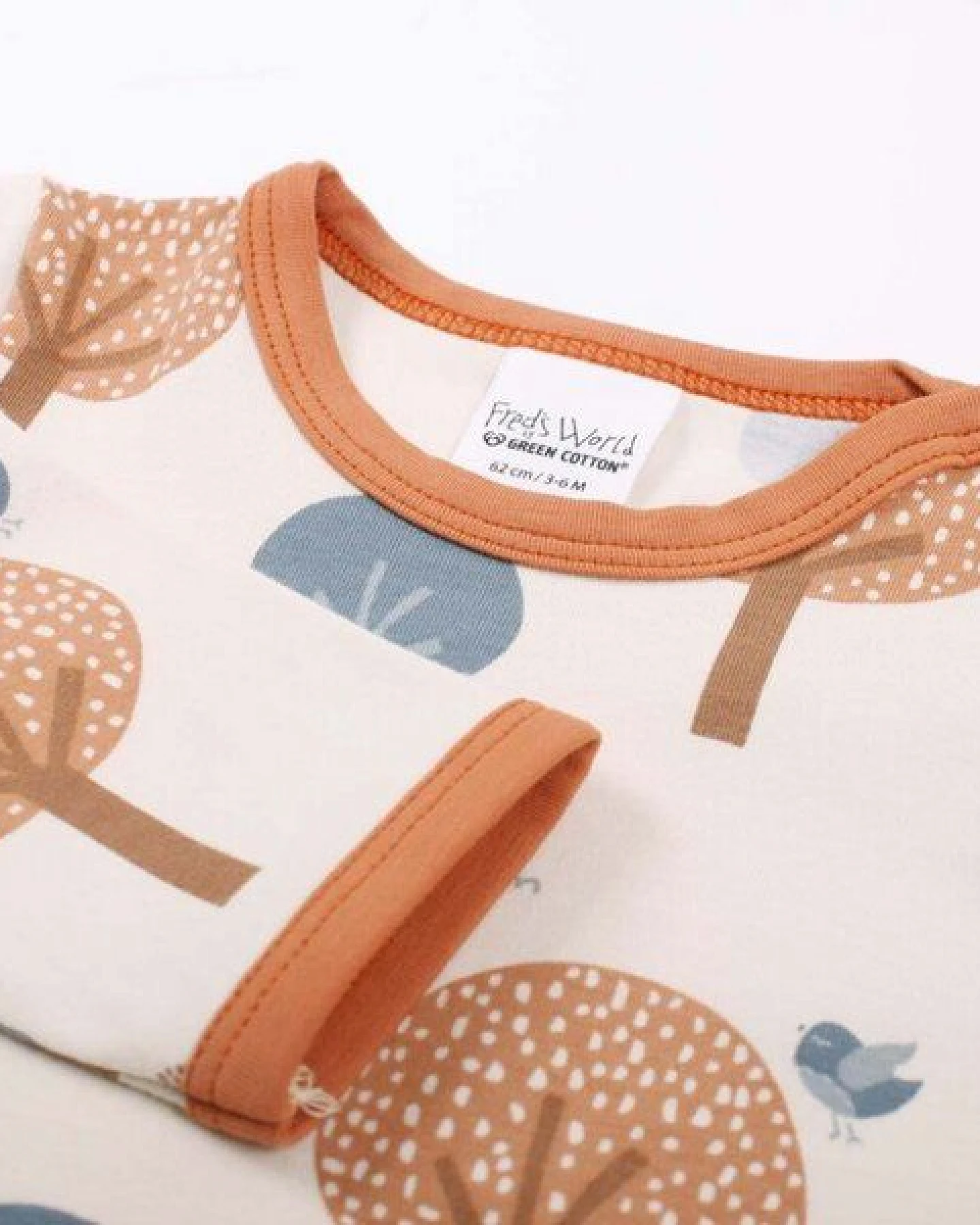 Langarm Baby Body *Tree* Gots Bio – Ansicht 3