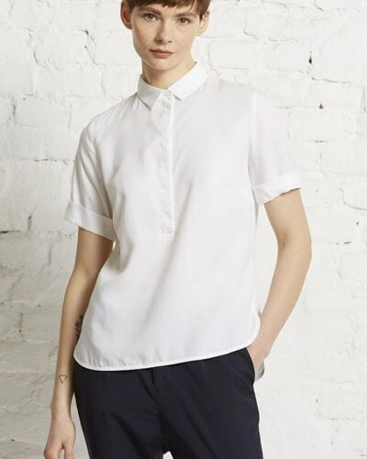 Wunderwerk Damen Bluse aus Lyocell (TENCEL) "TENCEL shirt blouse 1/2"