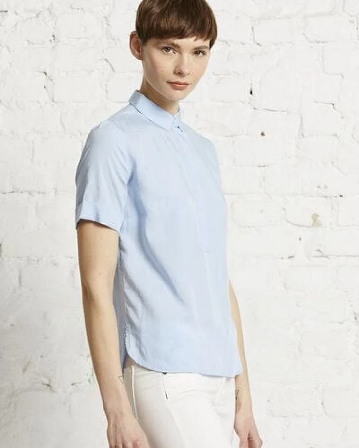 Wunderwerk Damen Bluse aus Lyocell (TENCEL) "TENCEL shirt blouse 1/2"