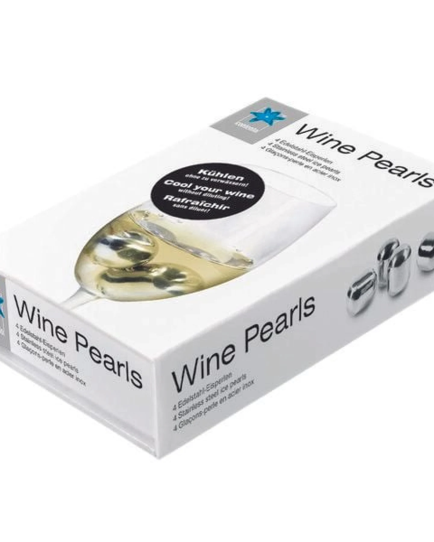 Contento Wine Pearls Edelstahleiswürfel – Ansicht 3