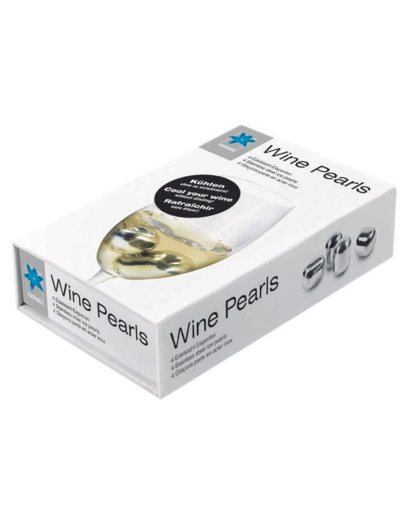Contento Wine Pearls Edelstahleiswürfel – Ansicht 3