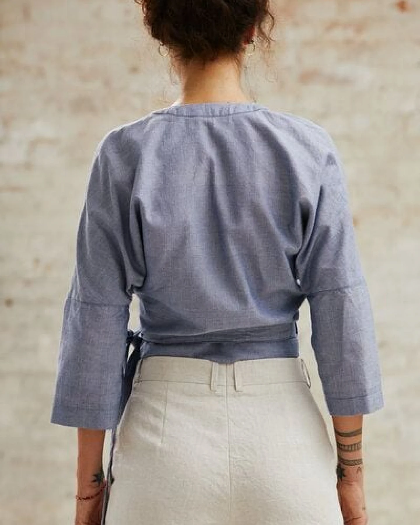 Jyoti - Fair Works Hanf Hose Suhrut Greige – Ansicht 3