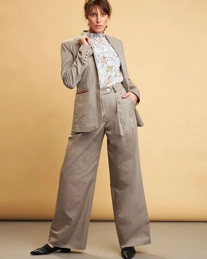 Skrabak Blazer "Emil" aus Bio-Baumwolle in grau