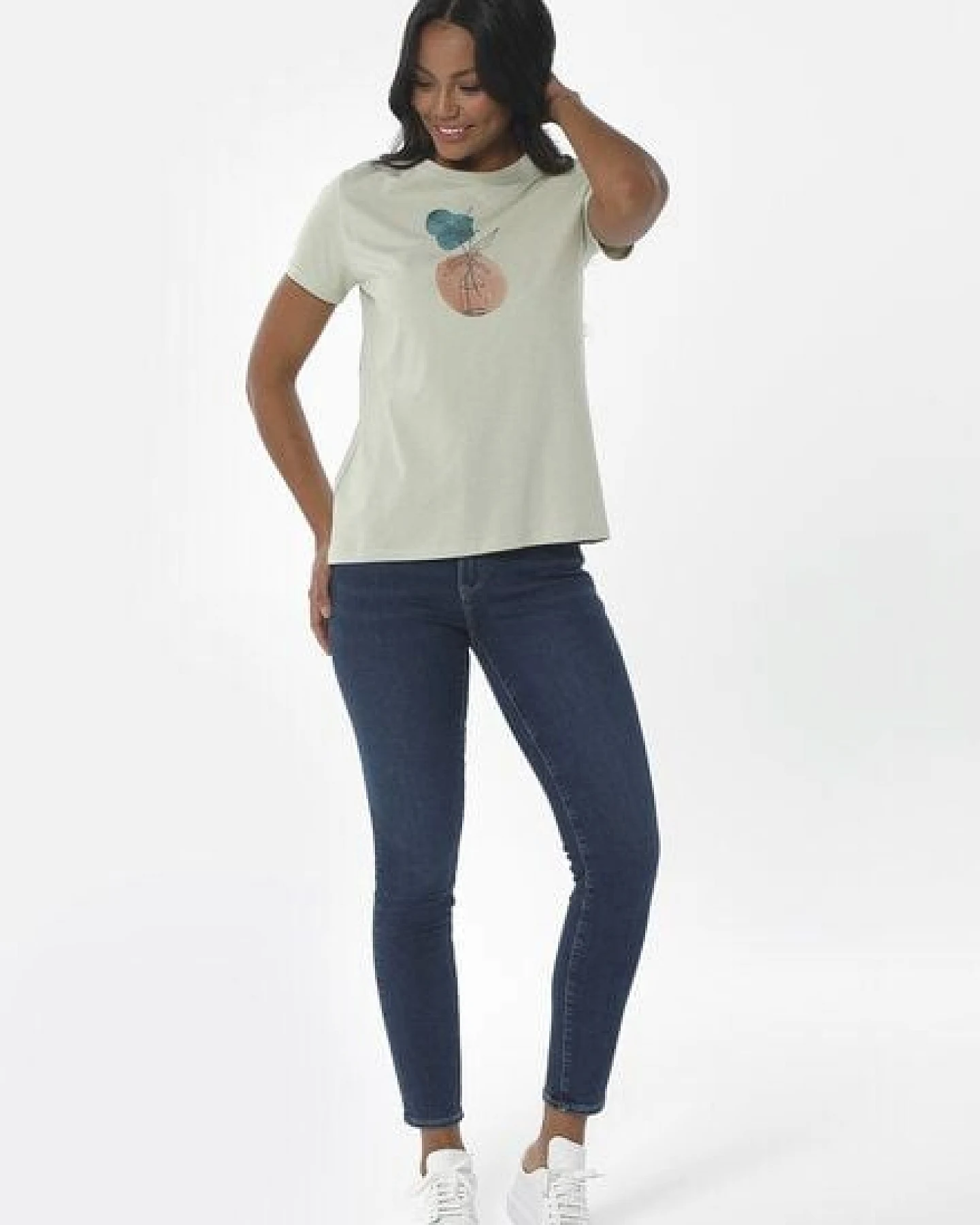 ORGANICATION T-Shirt aus Bio-Baumwolle mit Print – Ansicht 2