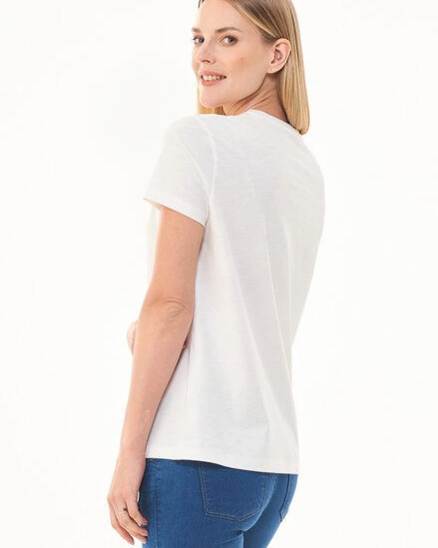 ORGANICATION T-Shirt aus Bio-Baumwolle mit Print – Ansicht 4