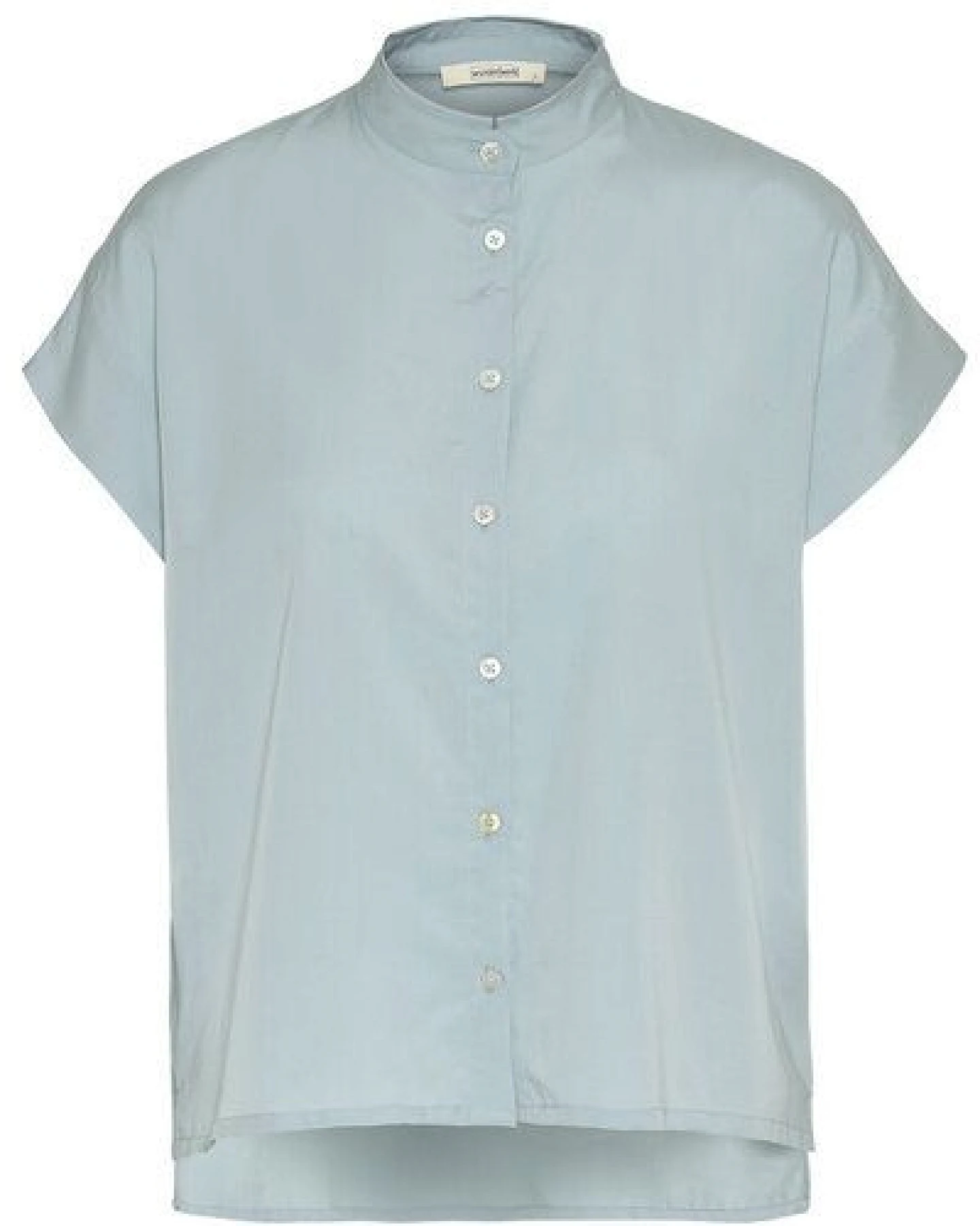 Wunderwerk Damen Bluse aus Lyocell (TENCEL) "TENCEL square stand collar" – Ansicht 2