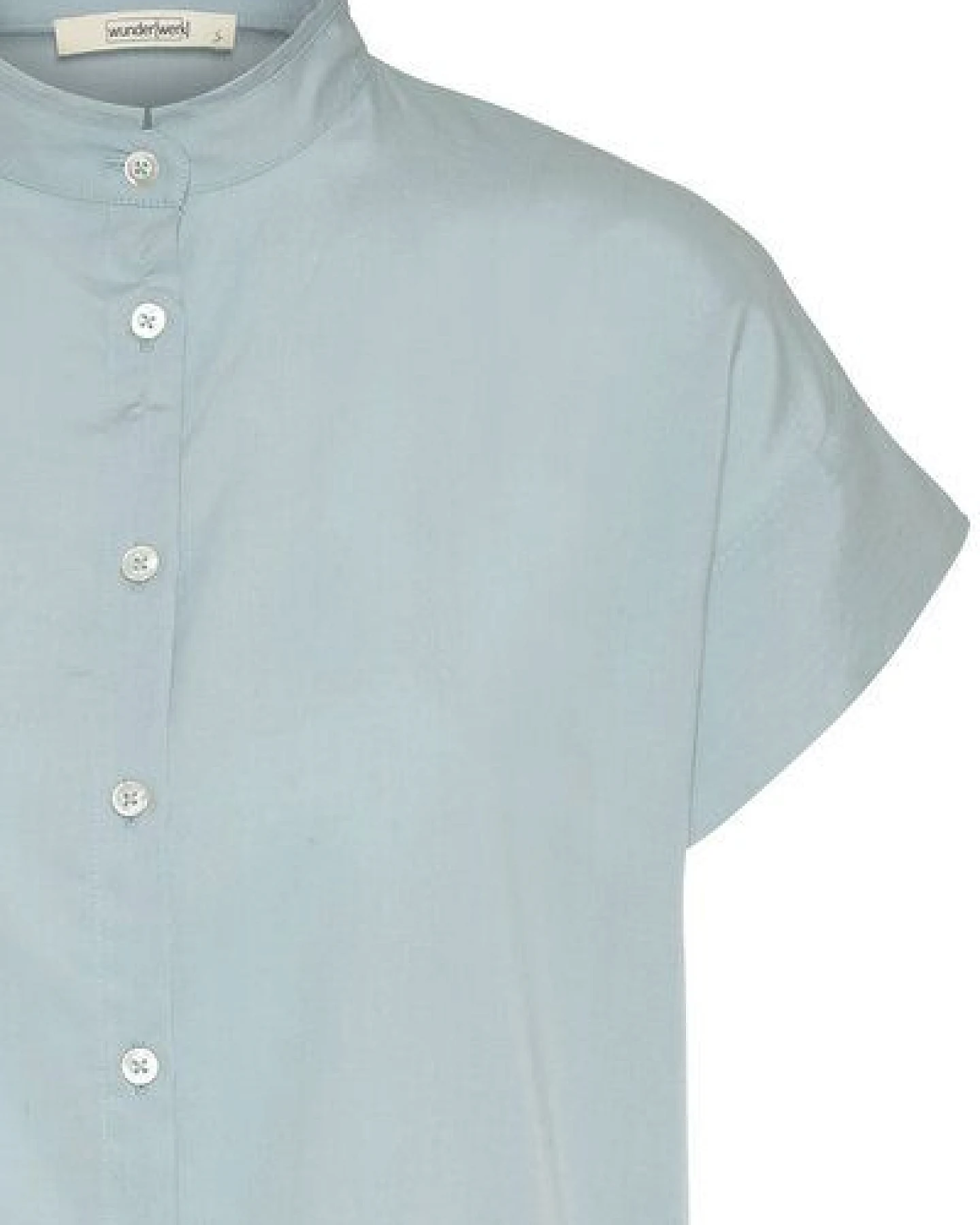 Wunderwerk Damen Bluse aus Lyocell (TENCEL) "TENCEL square stand collar" – Ansicht 4
