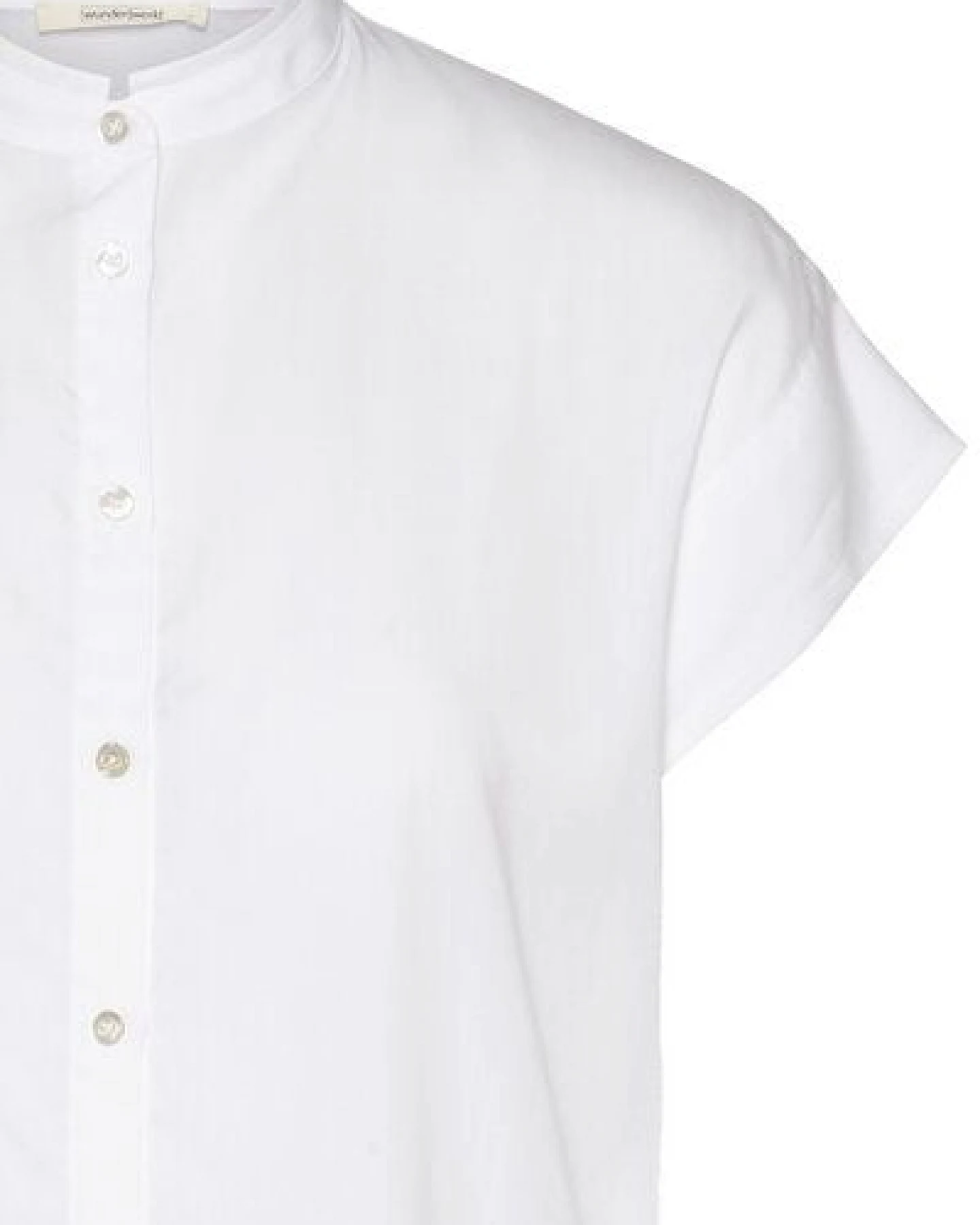 Wunderwerk Damen Bluse aus Lyocell (TENCEL) "TENCEL square stand collar" – Ansicht 4