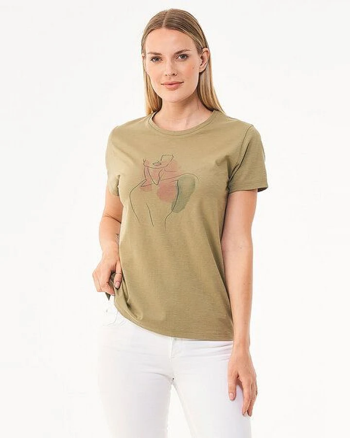 ORGANICATION T-Shirt aus Bio-Baumwolle mit Print