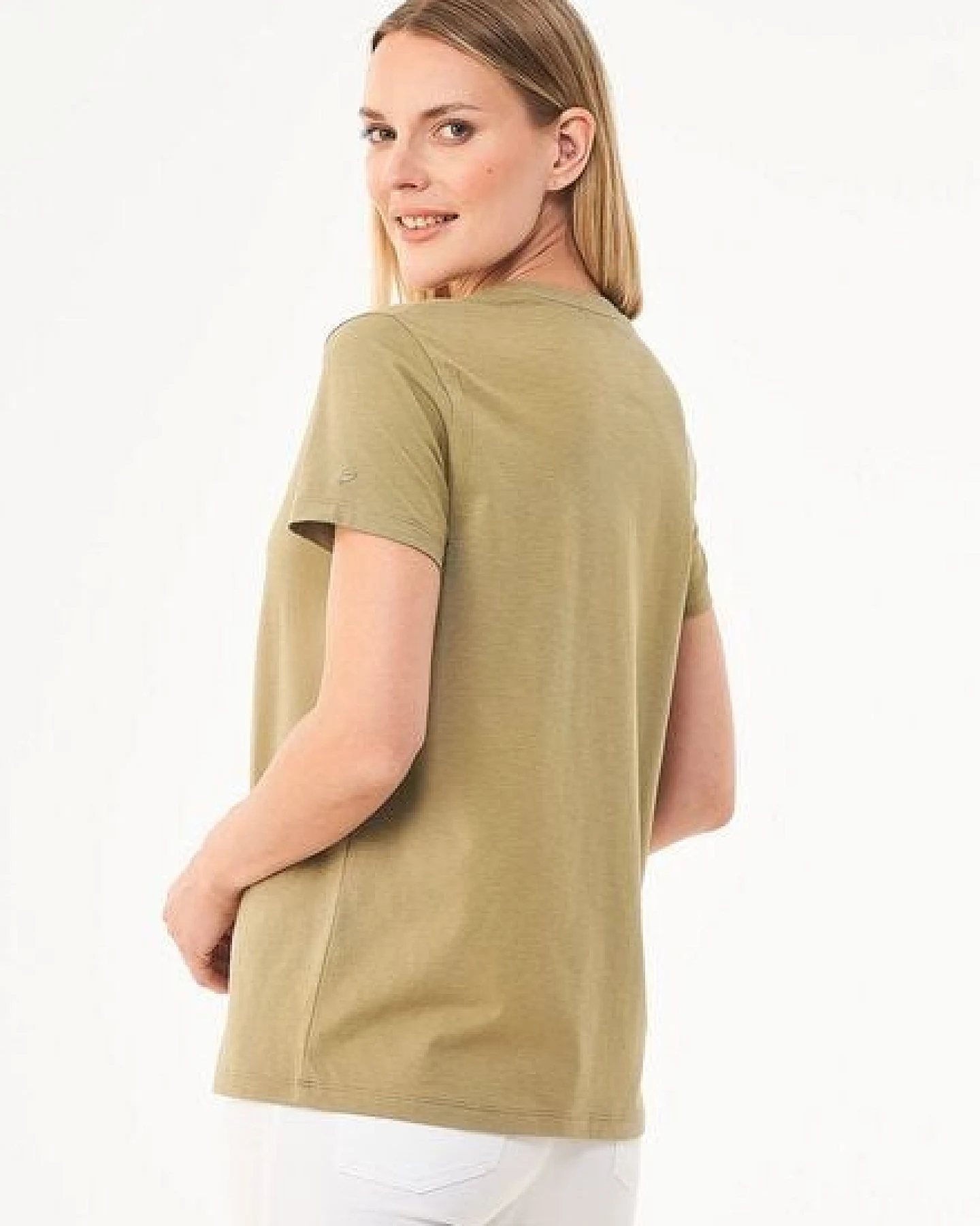 ORGANICATION T-Shirt aus Bio-Baumwolle mit Print – Ansicht 4