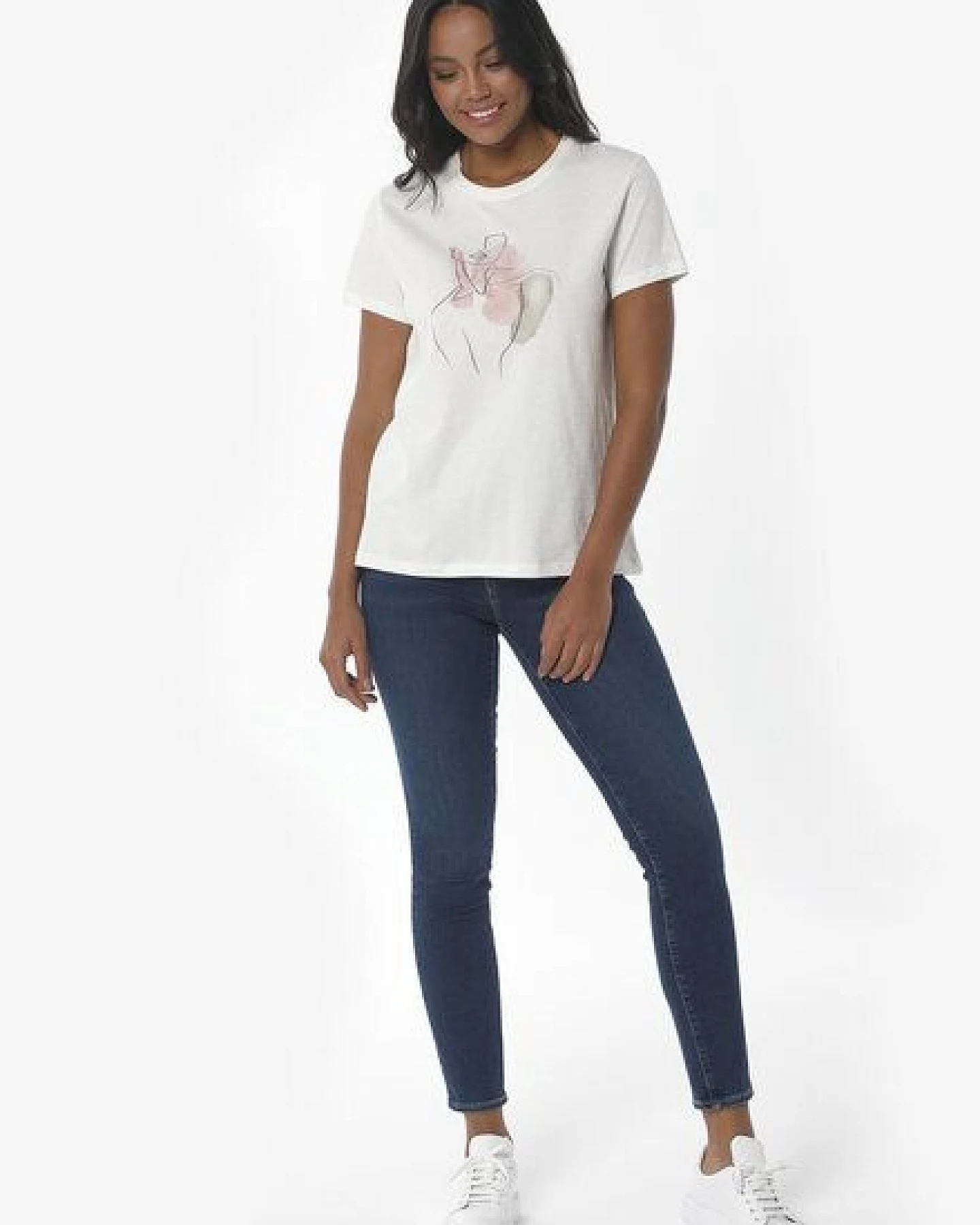 ORGANICATION T-Shirt aus Bio-Baumwolle mit Print – Ansicht 2