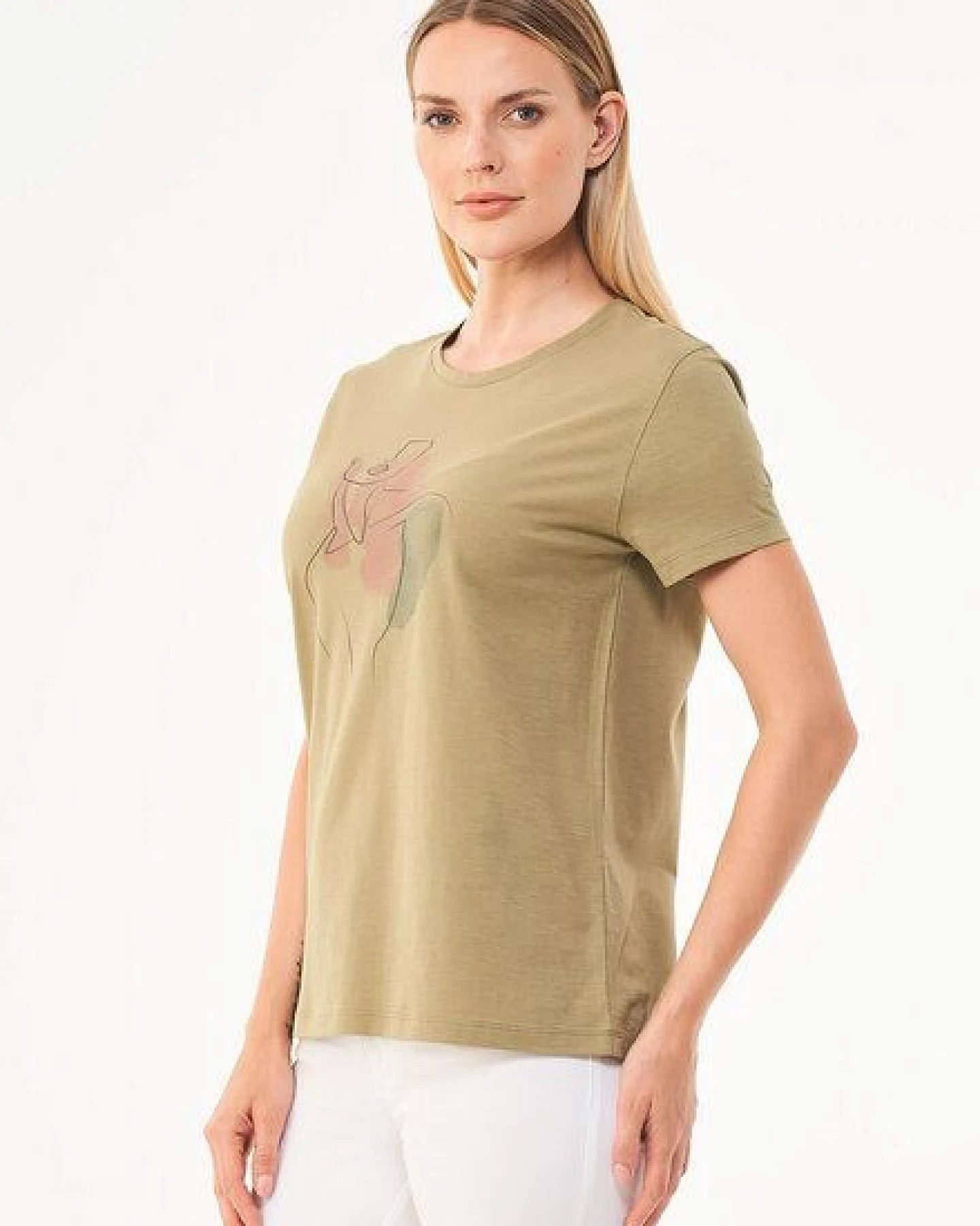 ORGANICATION T-Shirt aus Bio-Baumwolle mit Print – Ansicht 3