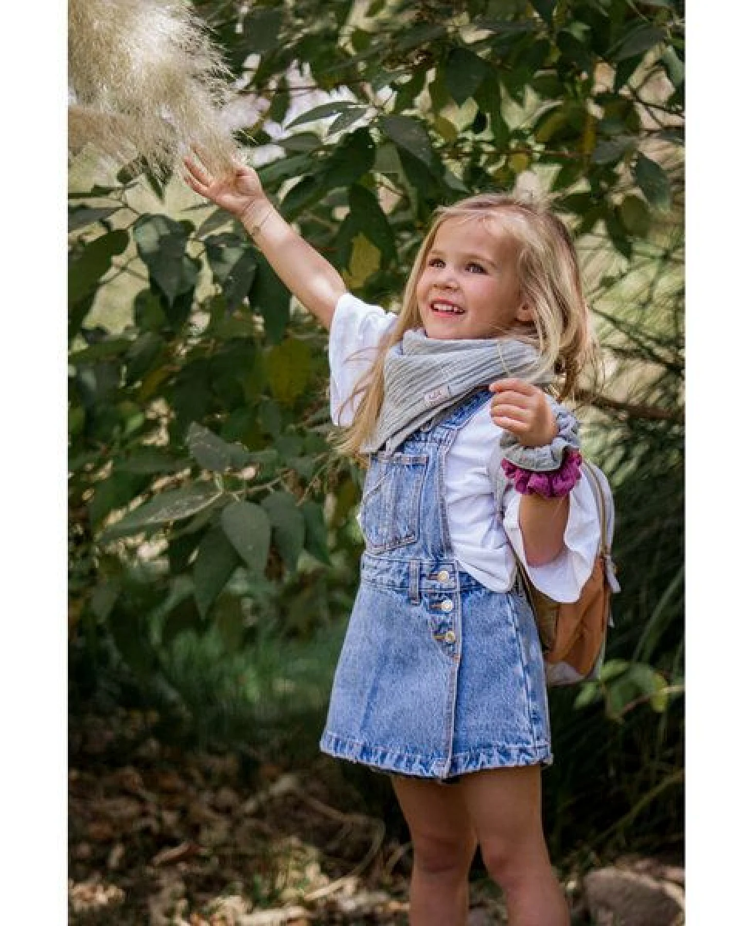 Hutch&Putch Musselin Halstuch - Dreieckstuch - Schal für Kleinkinder (1-6 Jahre) aus 100% Bio-Baumwolle – Ansicht 2