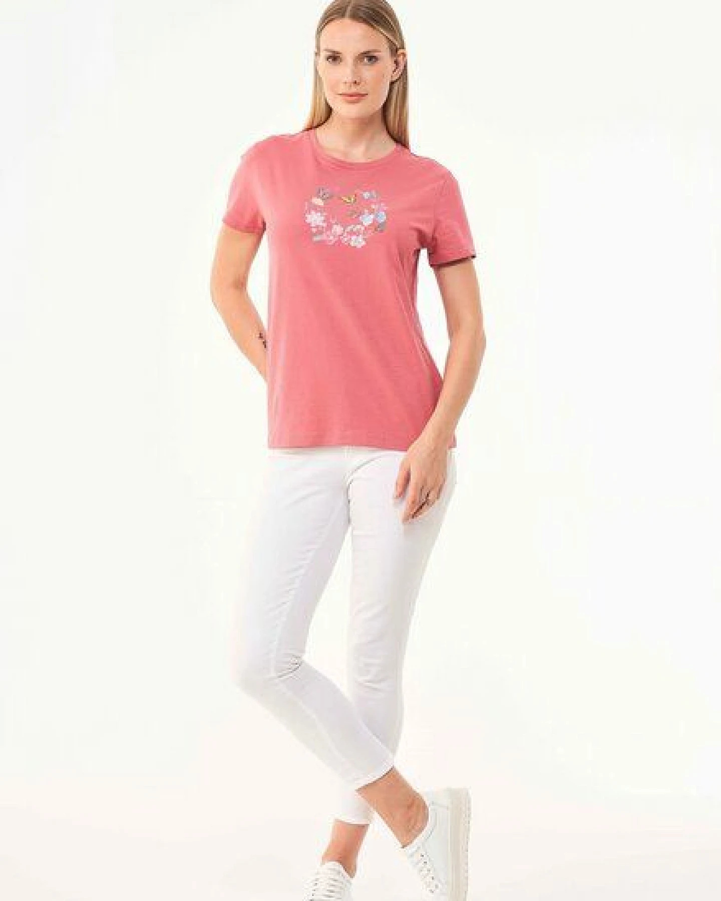 ORGANICATION T-Shirt aus Bio-Baumwolle mit Print – Ansicht 2