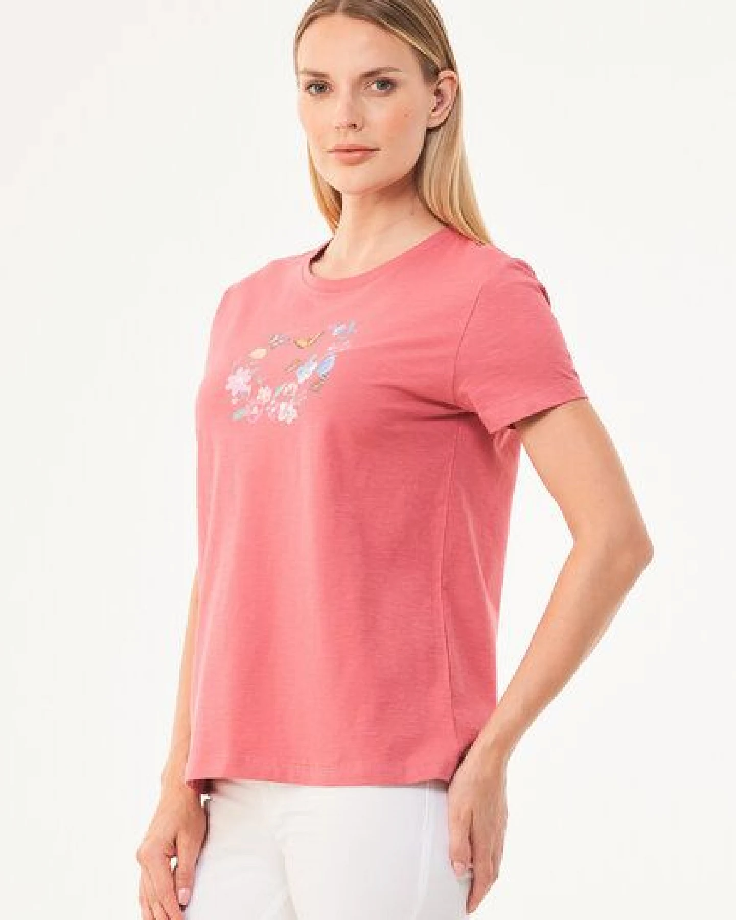 ORGANICATION T-Shirt aus Bio-Baumwolle mit Print – Ansicht 3