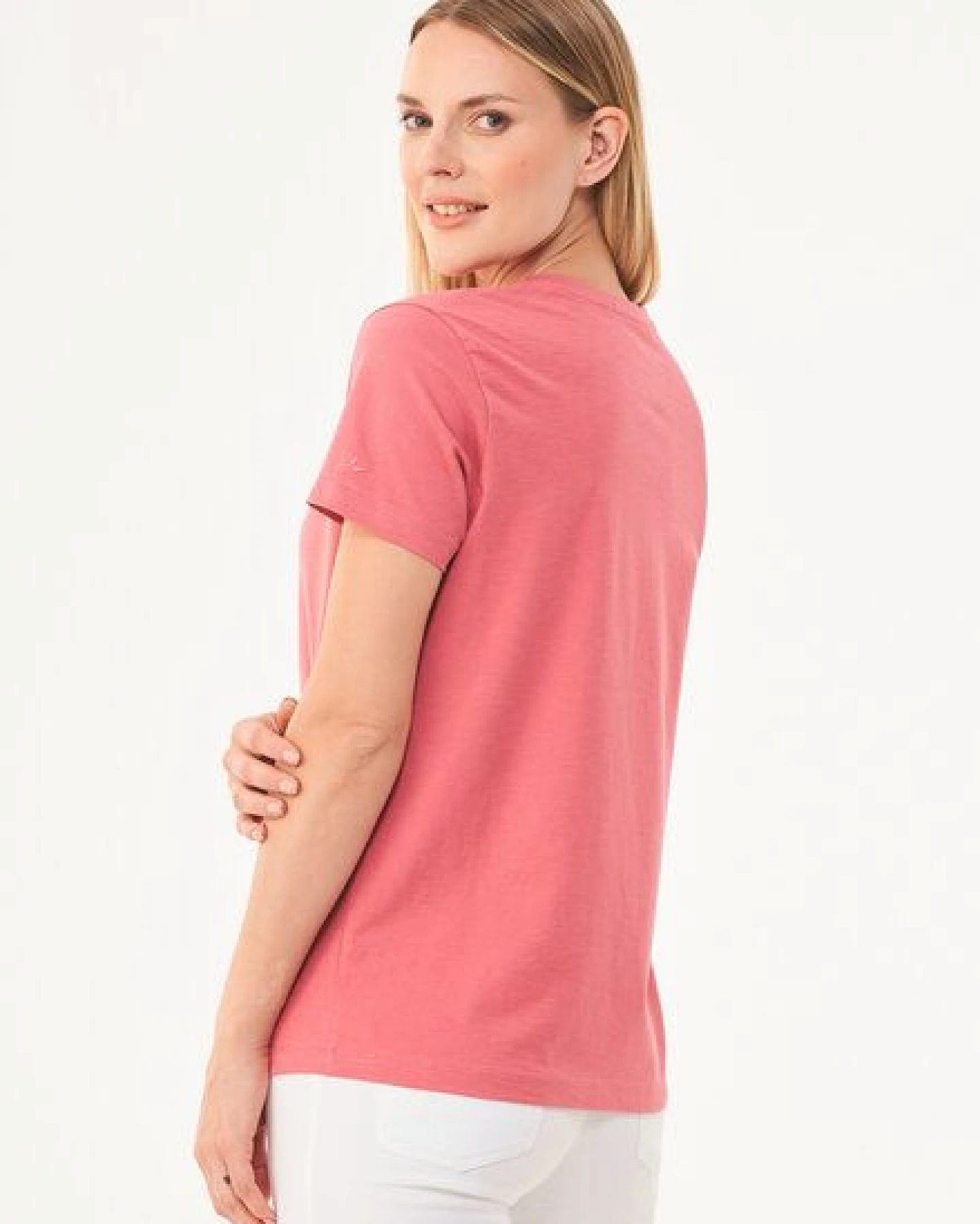 ORGANICATION T-Shirt aus Bio-Baumwolle mit Print – Ansicht 4
